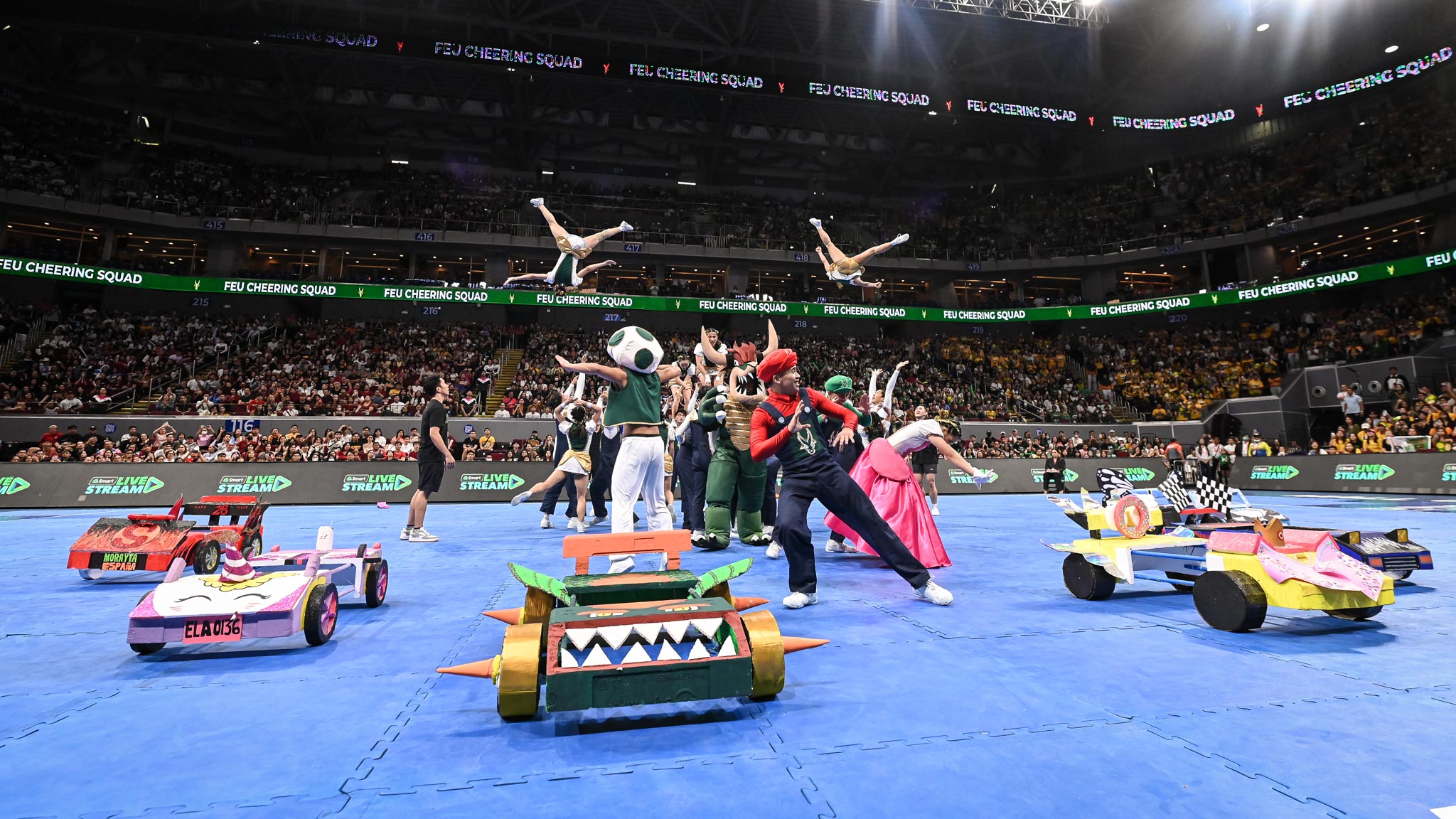 UAAP86-CDC-FEU-8968 Bowser Who? FEU Cheering Squad conquer UAAP CDC 2023 with Super Mario triumph ADMU AdU Cheerleading DLSU FEU News NU UAAP UE UP UST - philippine sports news