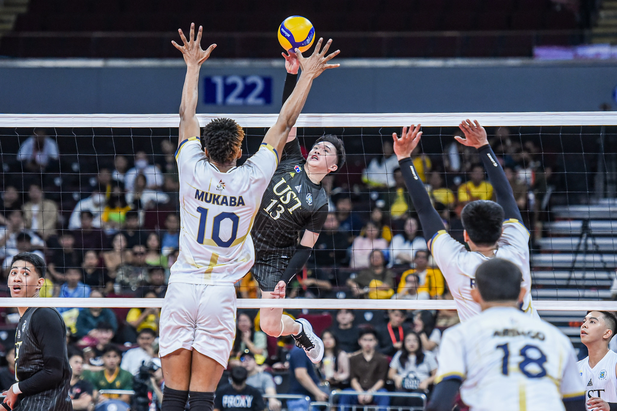 UAAP-86-MVB-NU-vs.-UST-Josh-Ybanez-6965 UAAP 86 MVB: Ybanez, UST end NU's 34-game winning streak News NU UAAP UST Volleyball - philippine sports news