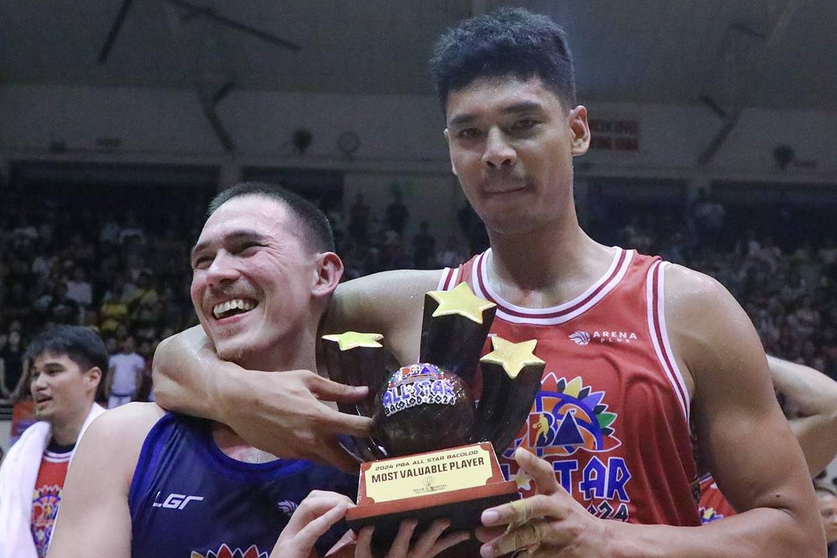 2024-PBA-All-Star-Bolick-x-Aguilar Robert Bolick hails five-point shot as 'heaven sent' Basketball News PBA - philippine sports news
