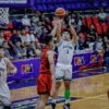 Juami Tiongson takes a shot in Terrafirma's escape win versus Blackwater in the PBA Philippine Cup