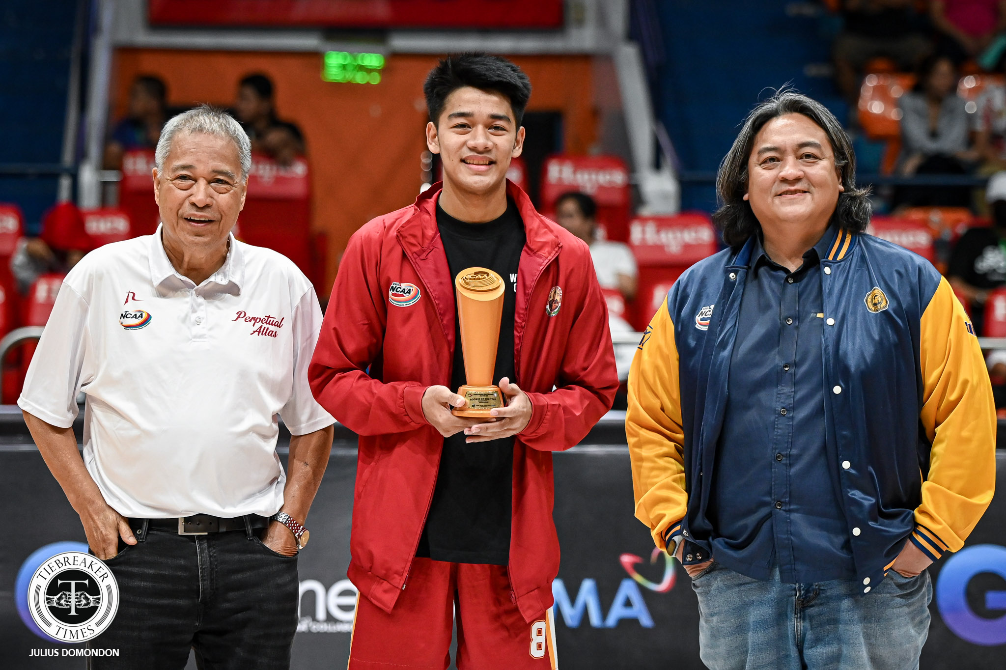 NCAA99-ROOKIE-OF-THE-YEAR-MARK-GOJO-CRUZ-7823 Perpetual pride Amiel Acido becomes first Altas player to win NCAA Jrs MVP Basketball CSJL EAC JRU NCAA News UPHSD - philippine sports news