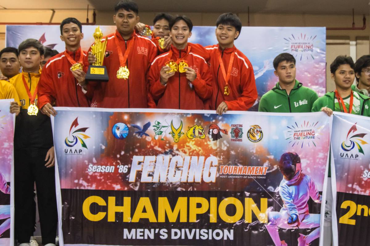 UAAP-86-FENCING-Senior-Men_s-Championship-UE-min-1 UE secures third consecutive event sweep in UAAP Fencing ADMU DLSU Fencing News UAAP UE UP UST - philippine sports news