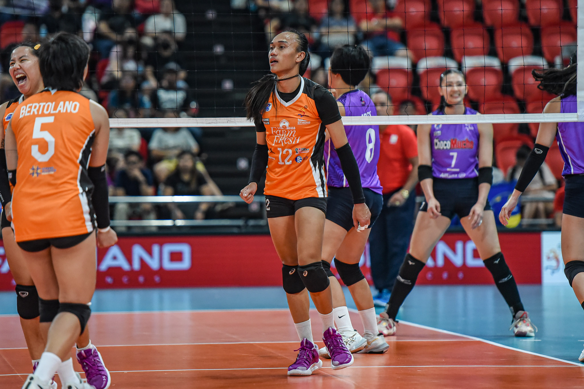 PVL-2024-Choco-Mucho-vs.-Farm-Fresh-Trisha-Tubu-5759-1 Trisha Tubu, Kate Santiago believe Japanese mentorship sets stage for future success News PVL Volleyball - philippine sports news