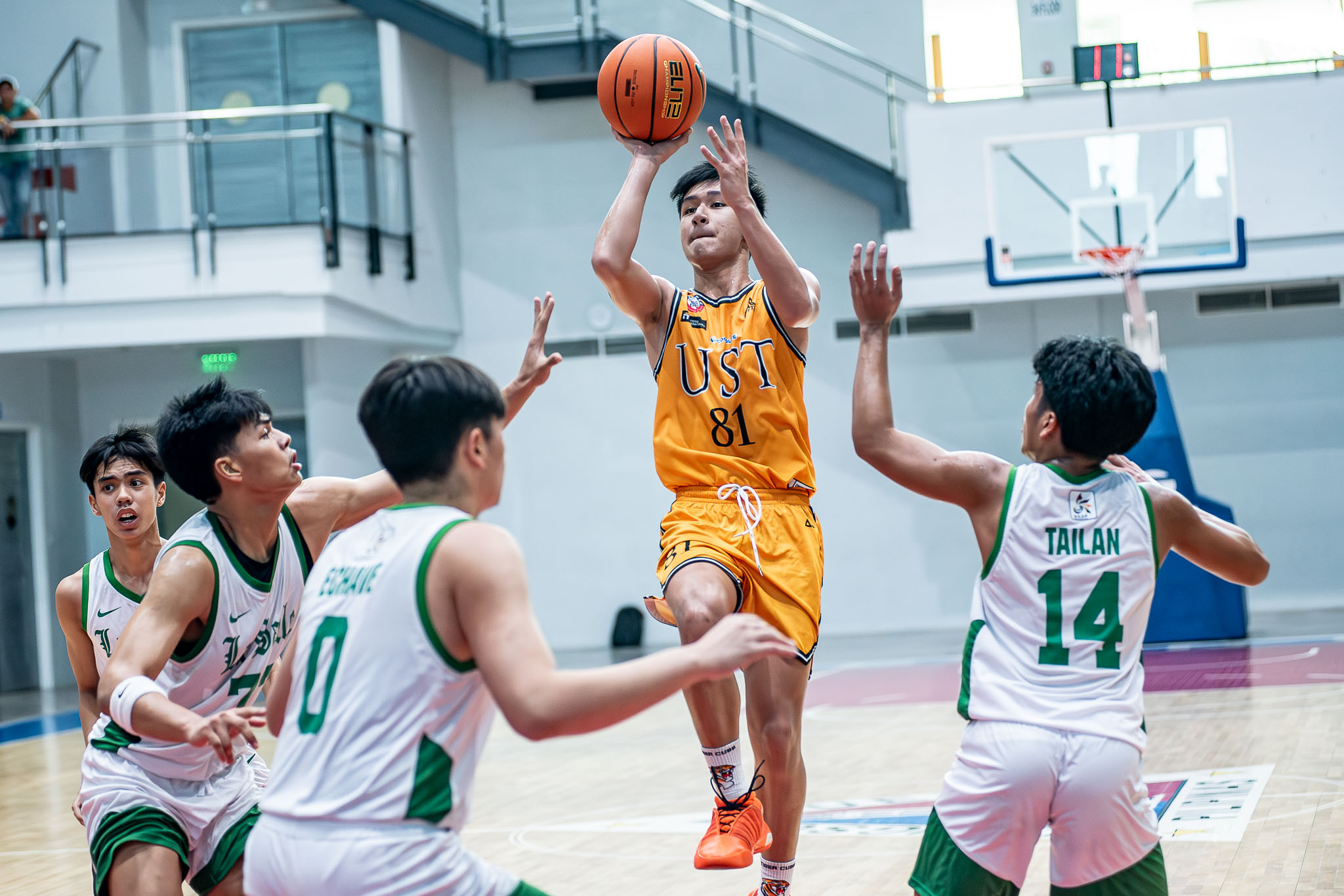 UAAP-86-JH-Basketball-DLSZ-vs.-UST-Lorenz-Cinco-13 UAAP 86 JHSBB: Mots Matias leads NUNS to verge of semis, deals FEU-D first defeat ADMU Basketball FEU News NU UAAP UE UST - philippine sports news