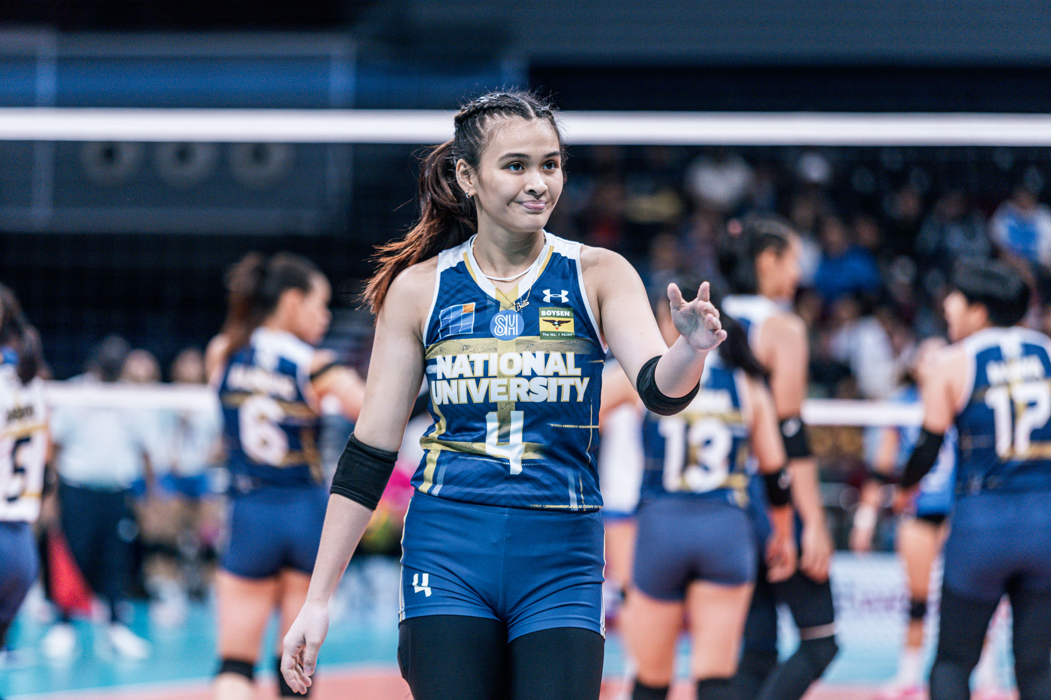 UAAP-86-WOMENS-VOLLEYBALL-ADMU-vs-NU-Bella-Belen Despite injury, Bella Belen's grit shines for NU News NU UAAP Volleyball - philippine sports news