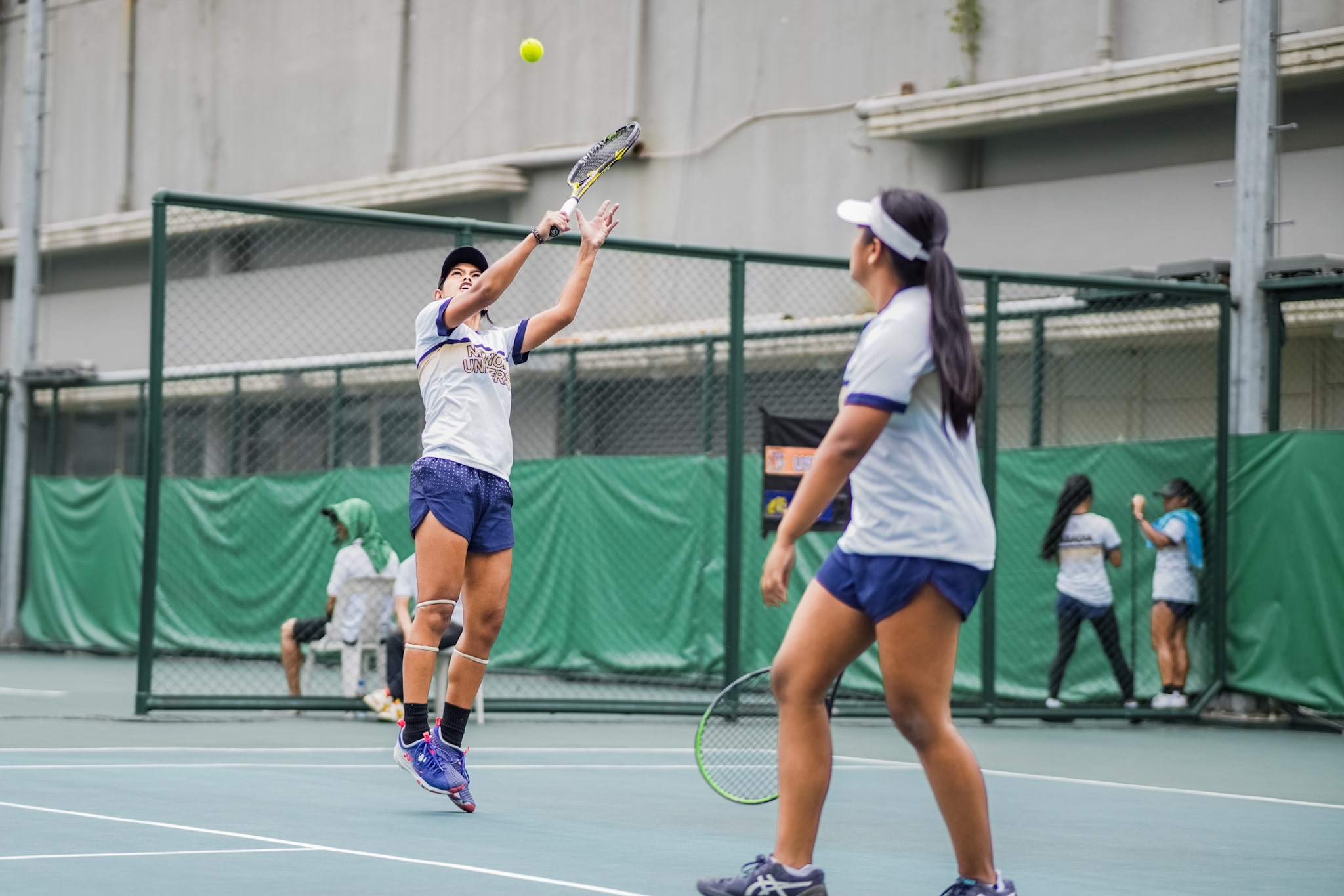 UAAP-S86-WOMENS-TENNIS-Baulete-Rovie-4-min UAAP 86 Tennis: NU women's, Ateneo men's force winner-take-all ties vs UST ADMU News NU Tennis UAAP UST - philippine sports news
