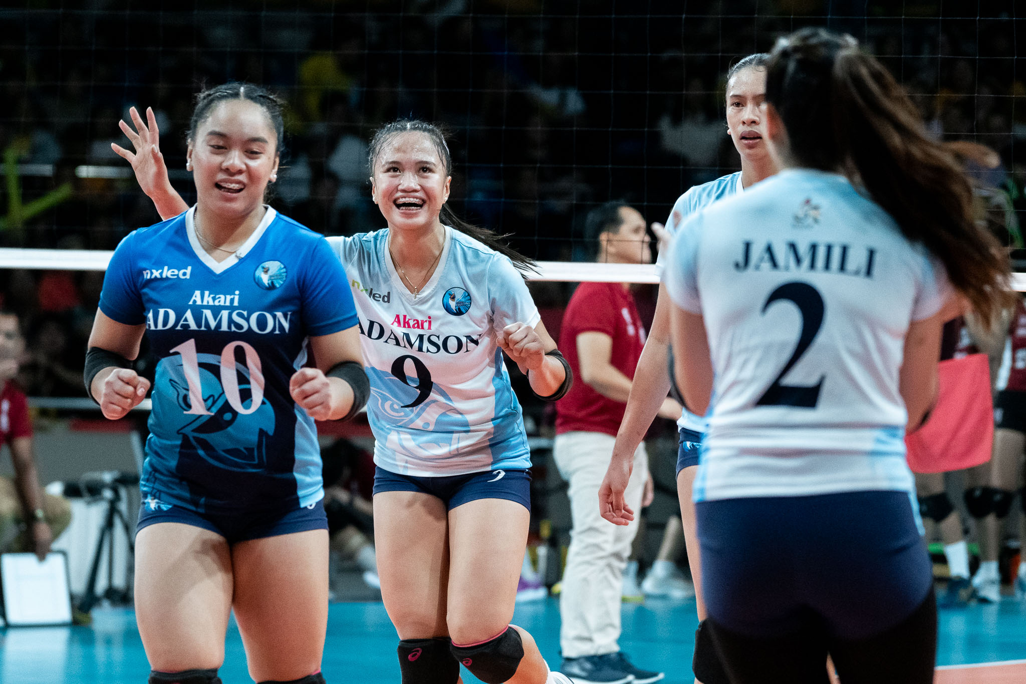 UAAP86-WVB-Ishie-Lalongisip-07265 Karen Verdeflor gets emotional, expresses relief after Adamson's long skid ends AdU News UAAP Volleyball - philippine sports news