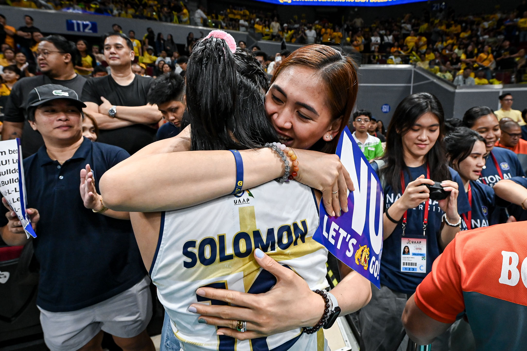 UAAP-86-WVB-ALYSSA-SOLOMON-JAJA-SANTIAGO-3417 Jaja Santiago finds pride in NU's triumph despite personal championship miss News NU UAAP Volleyball - philippine sports news