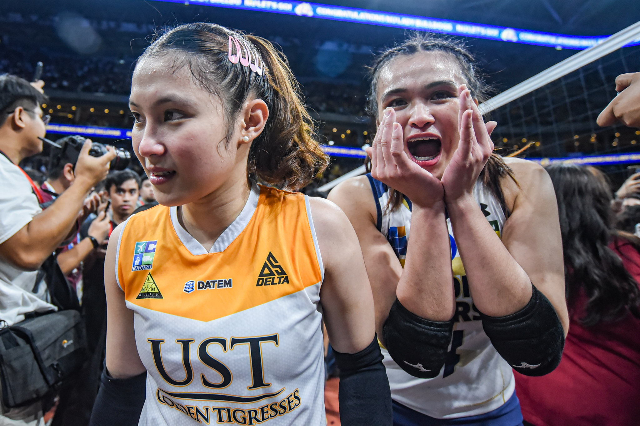 UAAP-86-WVB-Finals-G2-NU-vs.-UST-Bella-Belen-Detdet-Pepito-1891 Bella Belen’s wish comes full circle as Capital1 drafts Detdet Pepito News PVL Volleyball - philippine sports news
