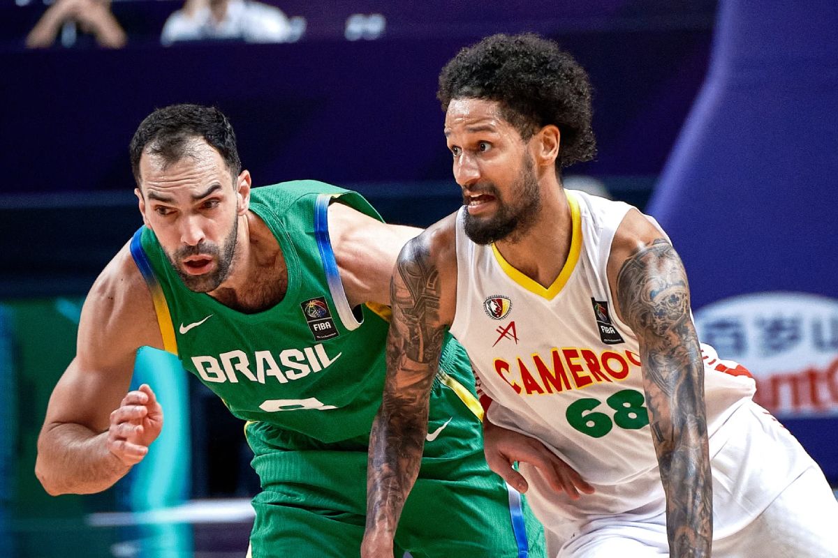 2024-FIBA-OQT-Cameroon-vs-Brazil-Jeremiah-Hill Gilas Men brace for Caboclo, Brazil in OQT-Riga semis 2024 Summer Olympics Basketball News - philippine sports news