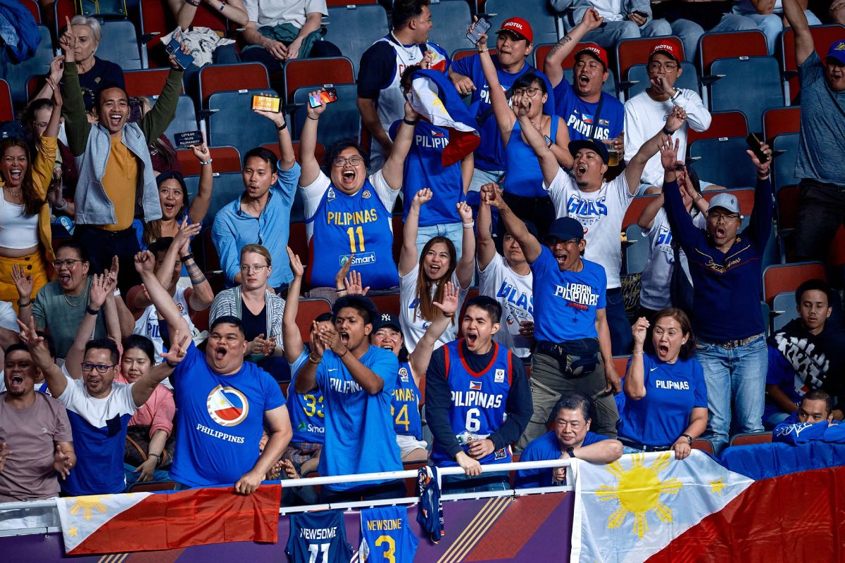 2024-FIBA-OQT-Gilas-vs-Georgia-Fans-2 Gilas' surprise semis run postpones departure plans 2024 Summer Olympics Basketball Gilas Pilipinas News - philippine sports news