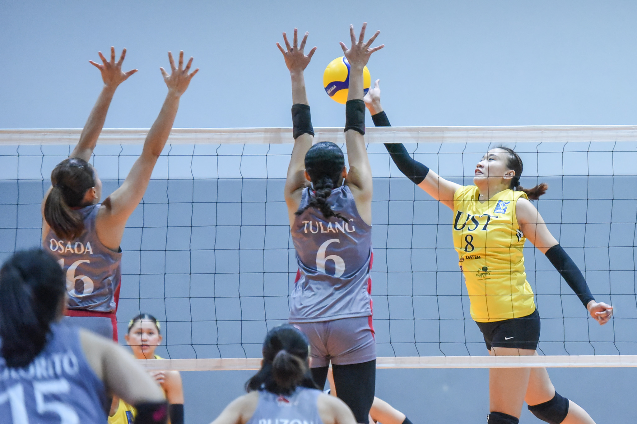 V-League-2024-UST-vs.-LPU-Marge-Altea-7141 Detdet Pepito glad to see good friend Bella Belen return to NU News UST V-League Volleyball - philippine sports news
