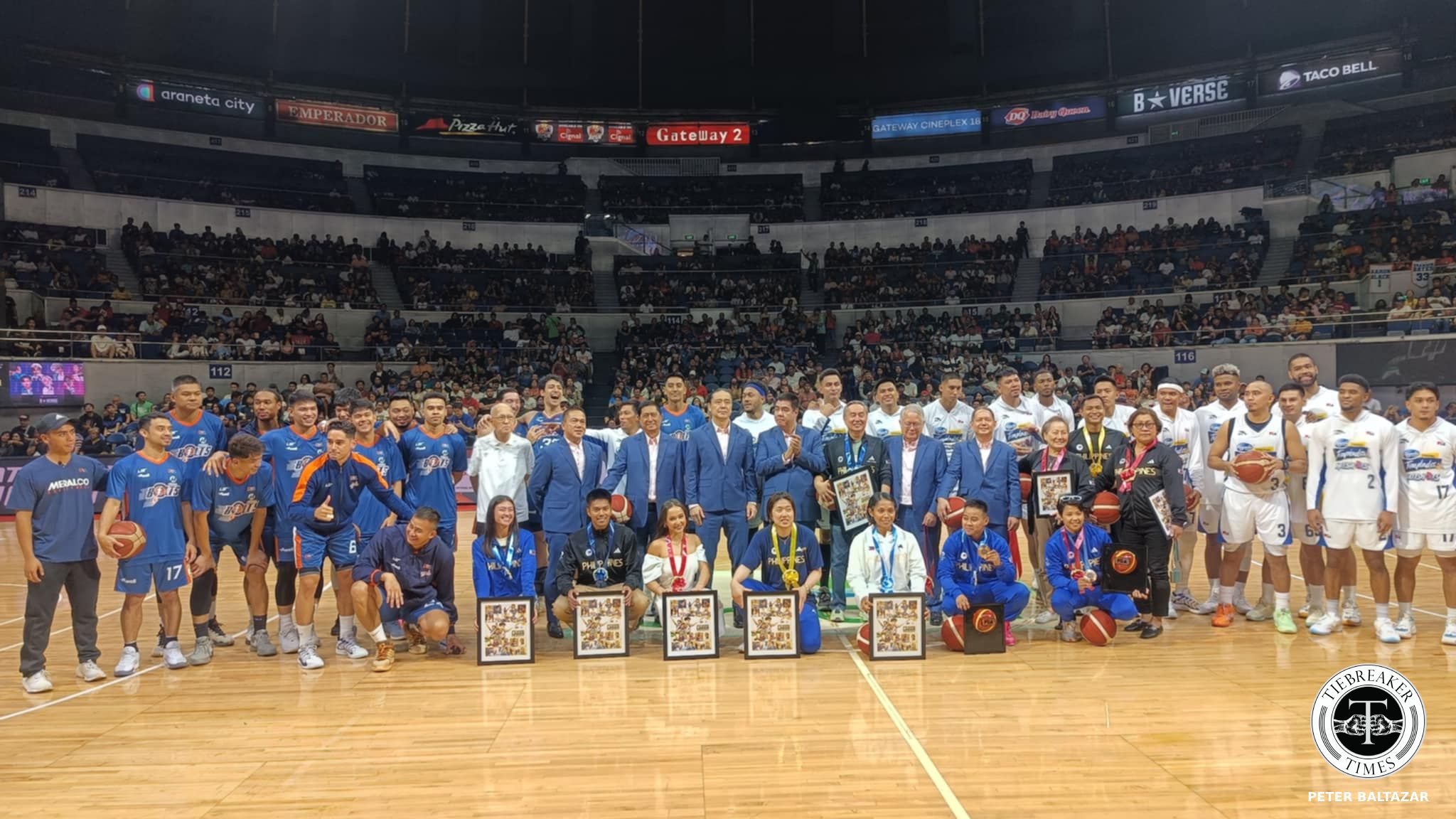 PBA-Season-49-Team-Philippines PBA salutes Team Philippines in Season 49 opener 2024 Summer Olympics Basketball News PBA - philippine sports news