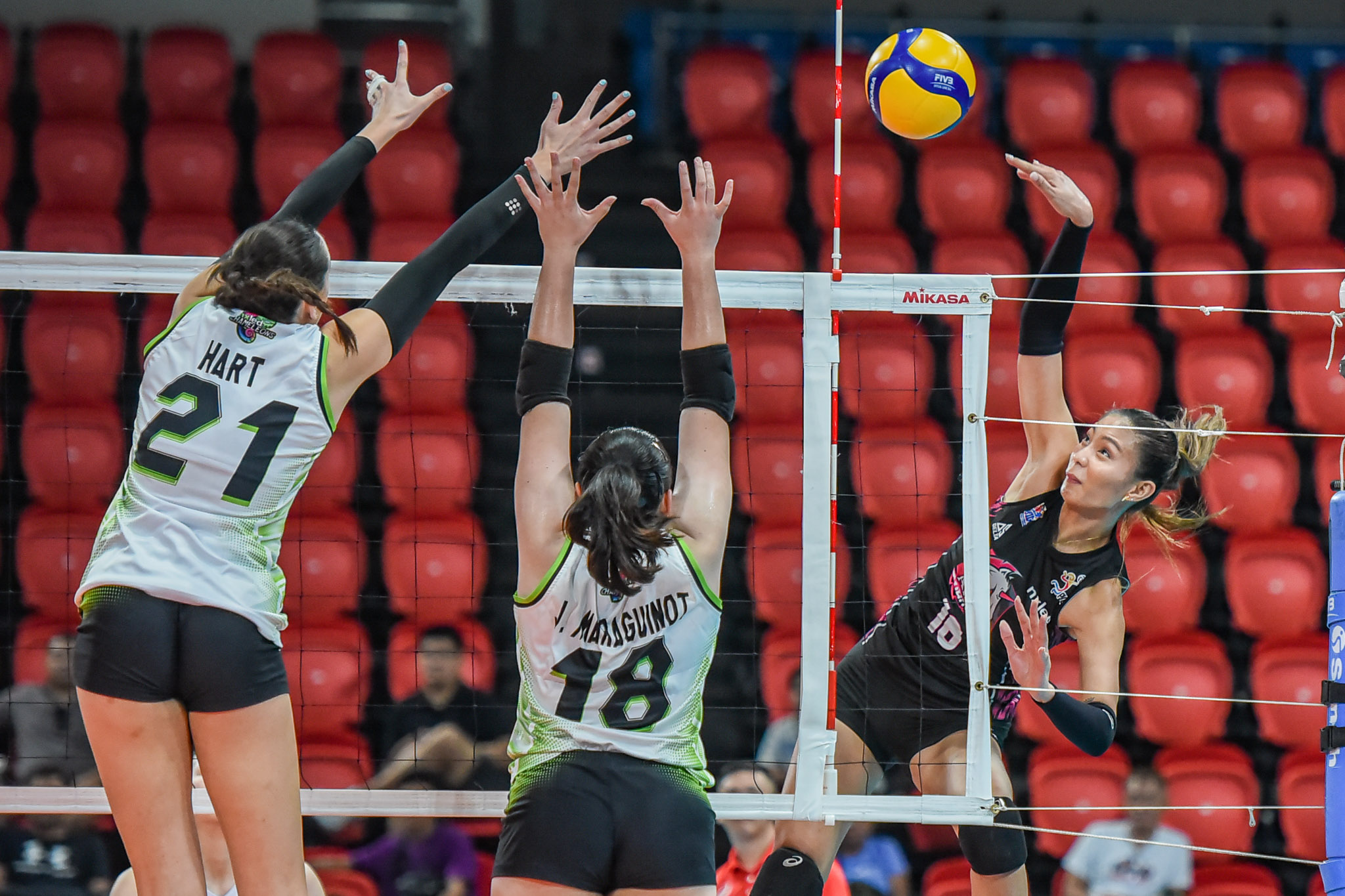 PVL-RC-2024-Akari-vs.-Nxled-Ivy-Lacsina-2315 PVL: Akari rallies from slow start to eliminate Nxled, extends perfect run to 7-0 News PVL Volleyball - philippine sports news