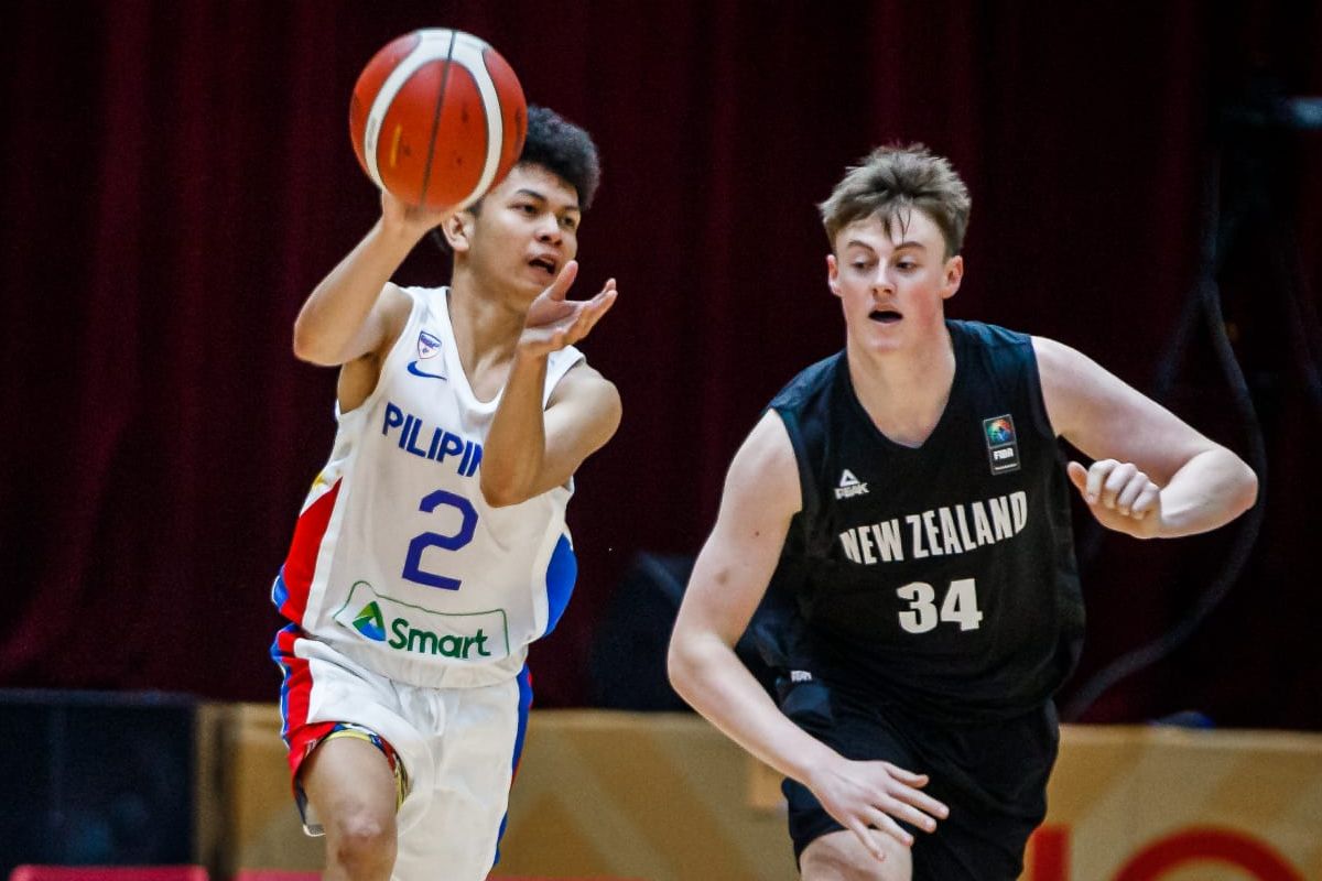 2024-FIBA-U18-Asian-Championship-Gilas-vs-New-Zealand-Mark-Esperanza Esperanza, Medina shine but Gilas fall to New Zealand, face Japan in FIBA U18 Asia Cup play-in Basketball Gilas Pilipinas News - philippine sports news