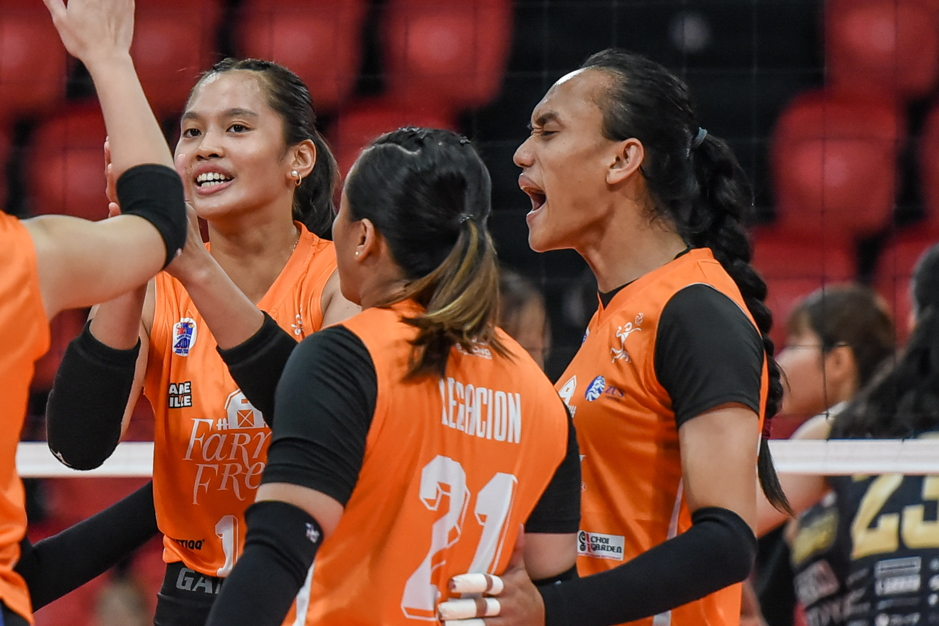 PVL-INV-2024-Farm-Fresh-vs.-Kurashiki-Trisha-Tubu-8411 Trisha Tubu surprised by Best Opposite award, credits Shota Sato for encouragement News PVL Volleyball - philippine sports news