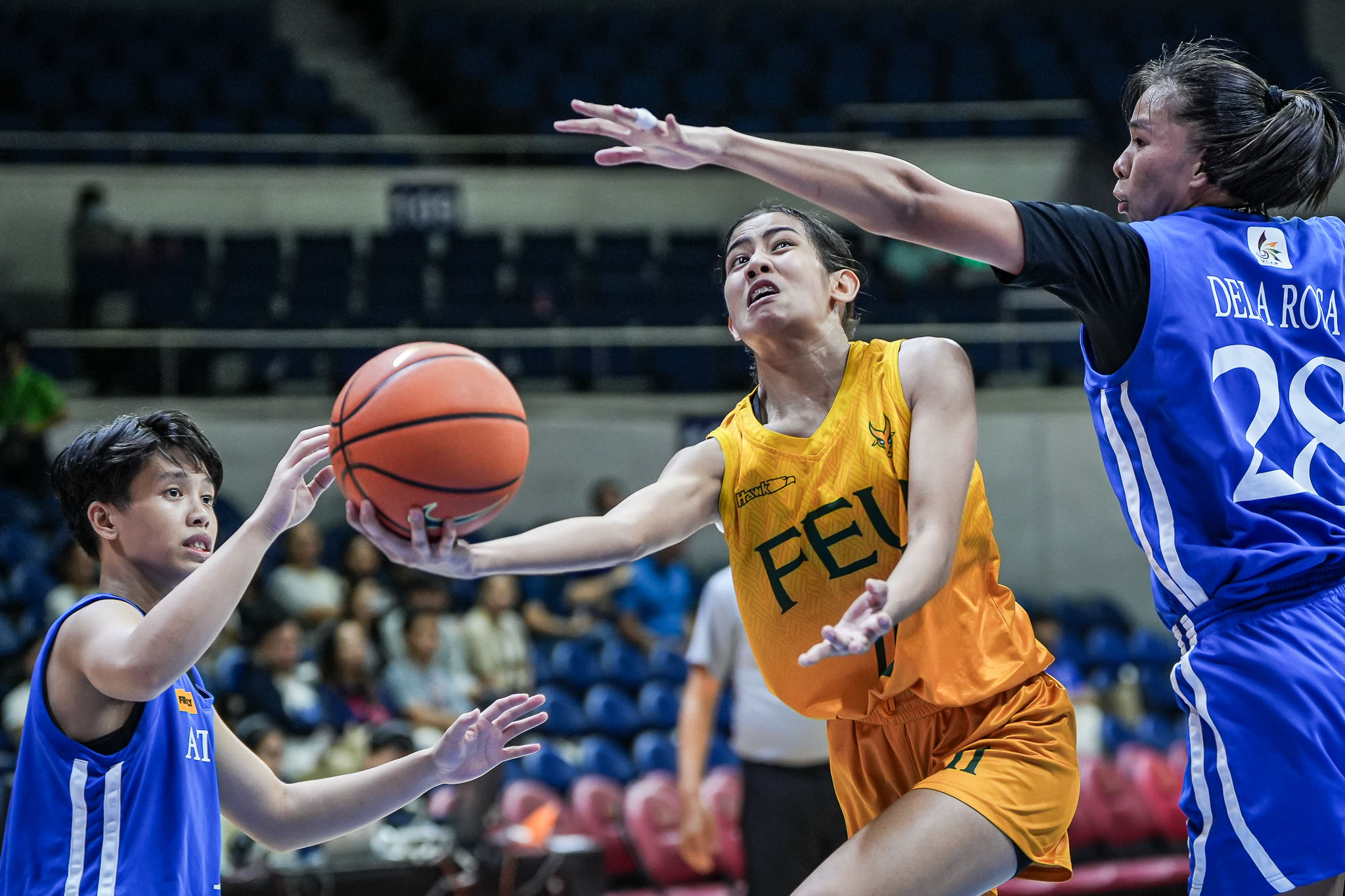 UAAP-S87-WBB-Yvette-Villanueva-08095 UAAP Women's Basketball: Ateneo dominates shorthanded FEU, holds on to fourth ADMU Basketball FEU News UAAP - philippine sports news