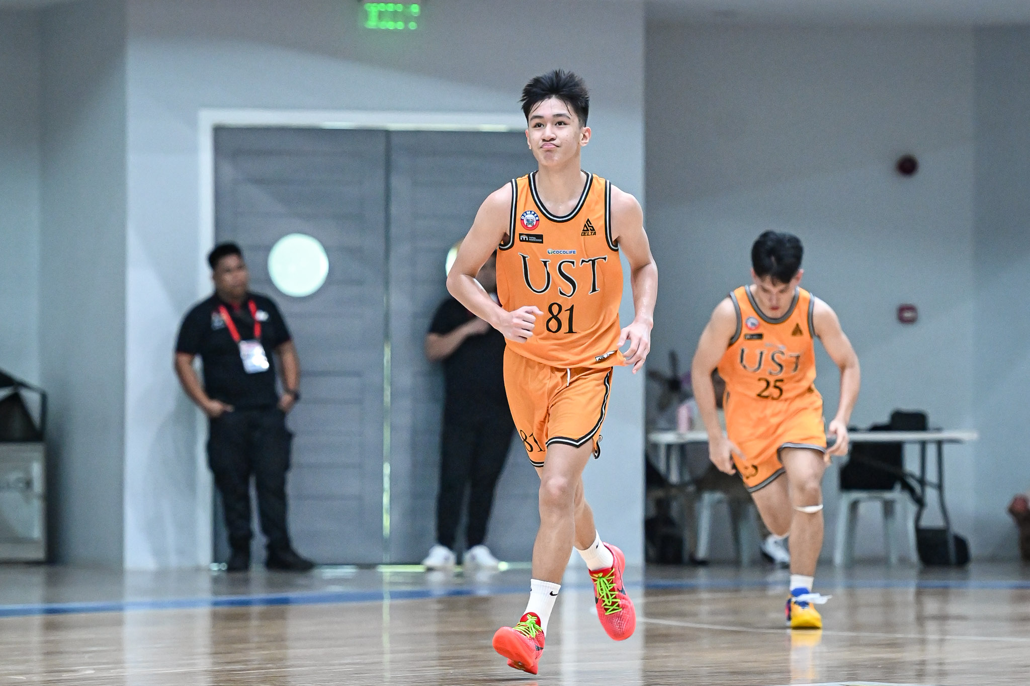 UAAP86-JHSBB-LORENZ-CINCO-1175 Andwele Cabanero embraces new dynamic with Jhon Canapi, Dustin Bathan at UST Basketball News UAAP UST - philippine sports news