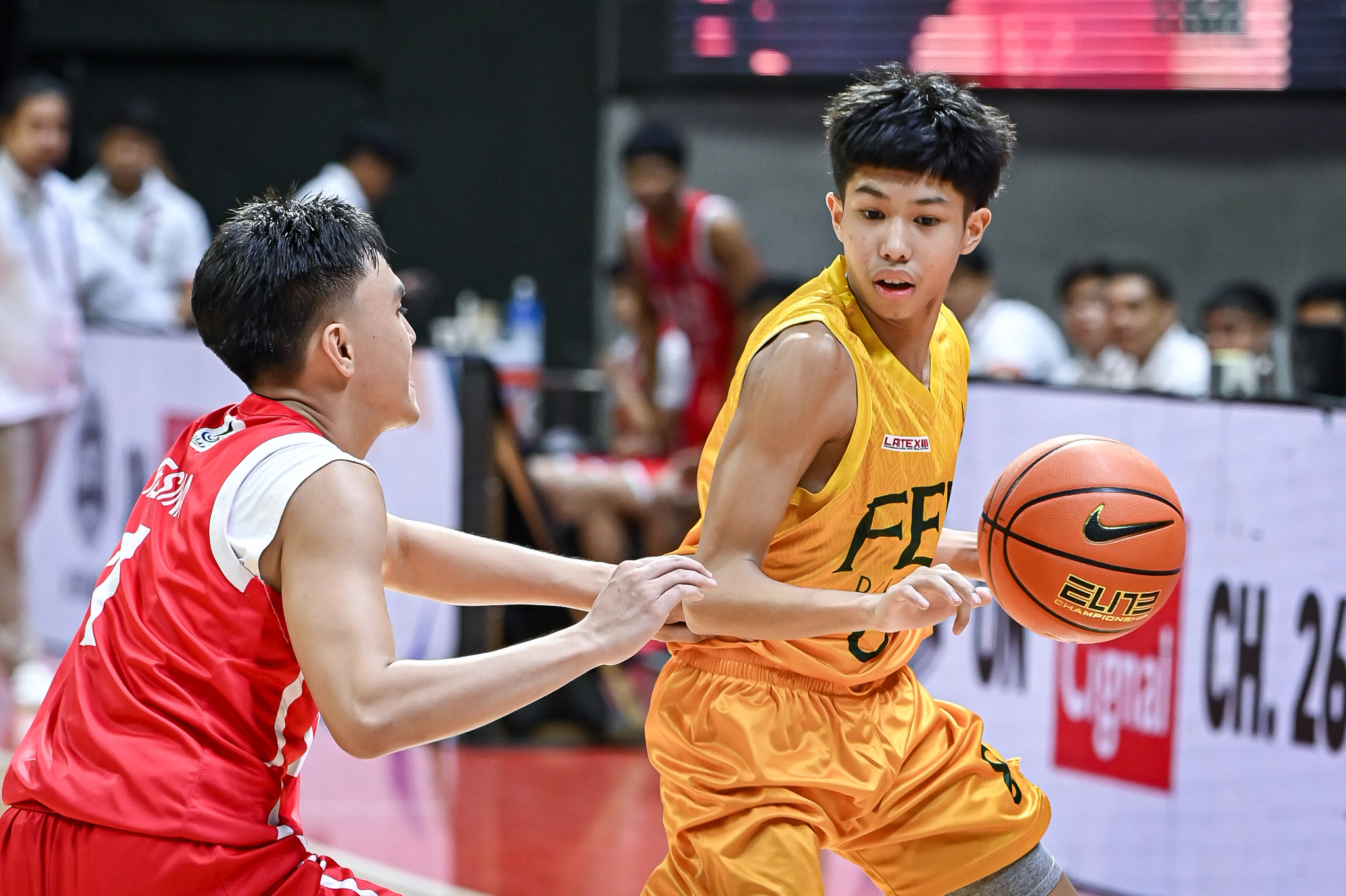 UAAP87-JHSBB-CP-MIRANDA-4526 UAAP Juniors Basketball: UE takes solo lead, shocks FEU-D Basketball FEU News NU UAAP UE UP - philippine sports news