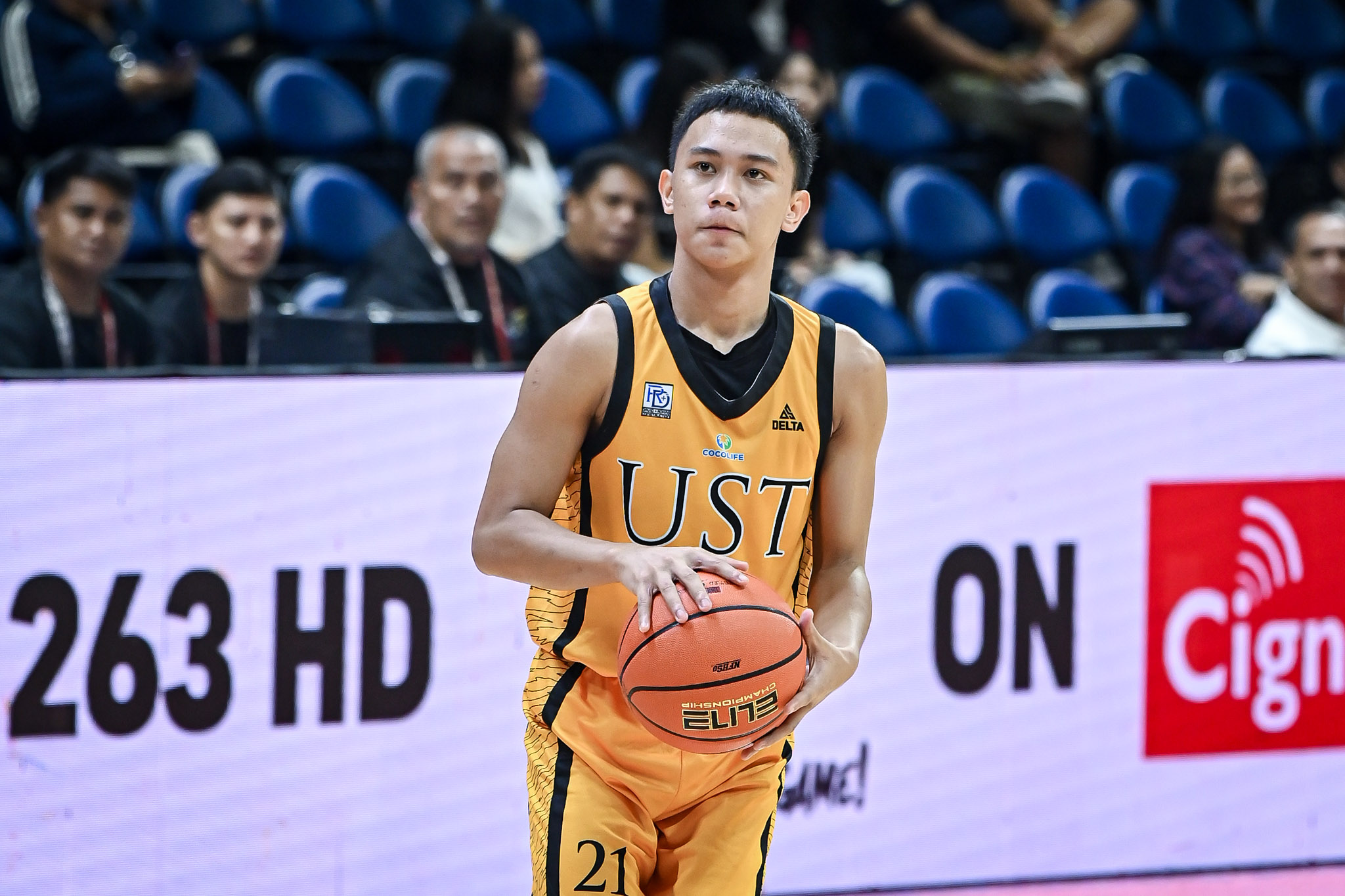 UAAP87-JHSBB-JHON-CANAPI-7067 Andwele Cabanero embraces new dynamic with Jhon Canapi, Dustin Bathan at UST Basketball News UAAP UST - philippine sports news