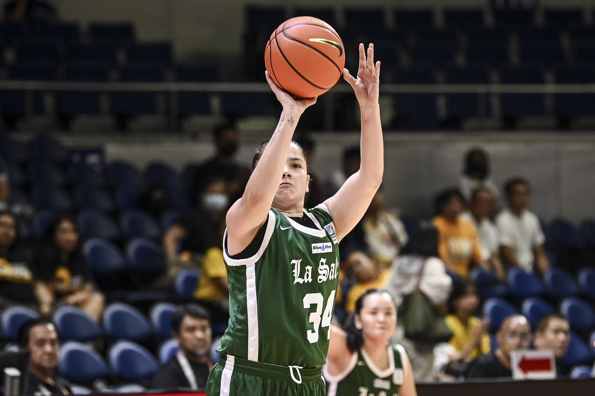 UAAP87-WBB-Luisa-San-Juan-3461 UAAP Women's Basketball: Kent Pastrana's double-double fuels UST's comeback win over La Salle Basketball DLSU News UAAP UST - philippine sports news
