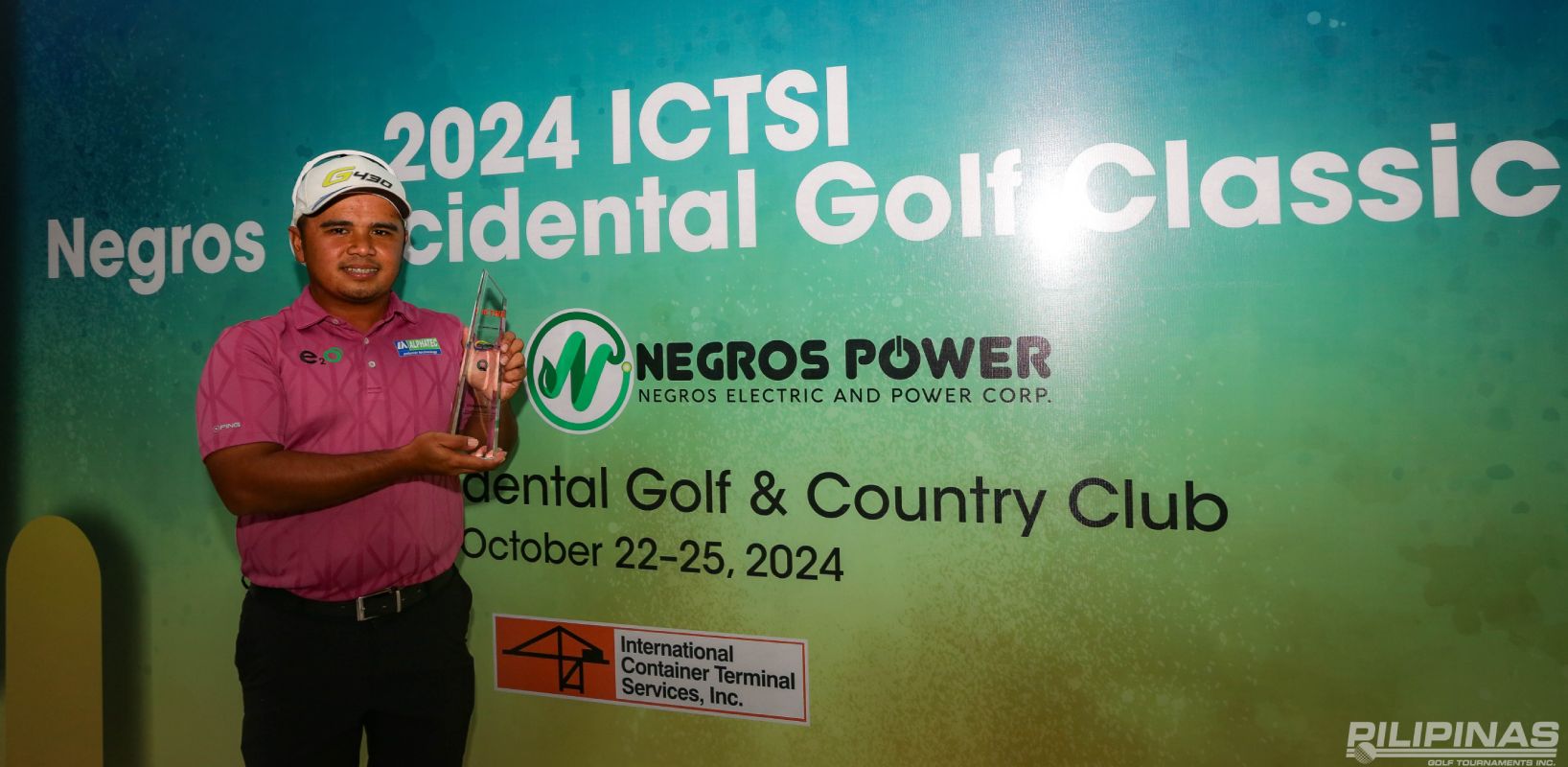2024-PGT-Negros-Rupert-Zaragoza Rupert Zaragosa clinches second PGT title as Typhoon Kristine shortens Negros Classic Golf News PGT - philippine sports news