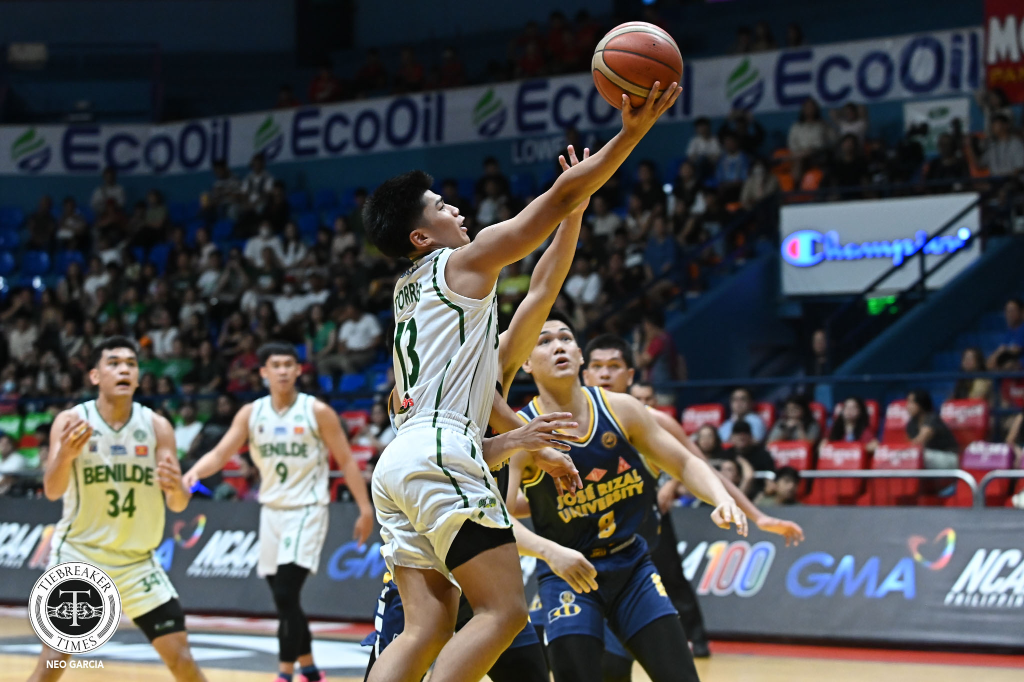 NCAA-100-CSB-vs.-JRU-Ian-Torres-0120 Ian Torres sparks Benilde rout of JRU, takes 10th win in NCAA Basketball CSB JRU NCAA News - philippine sports news
