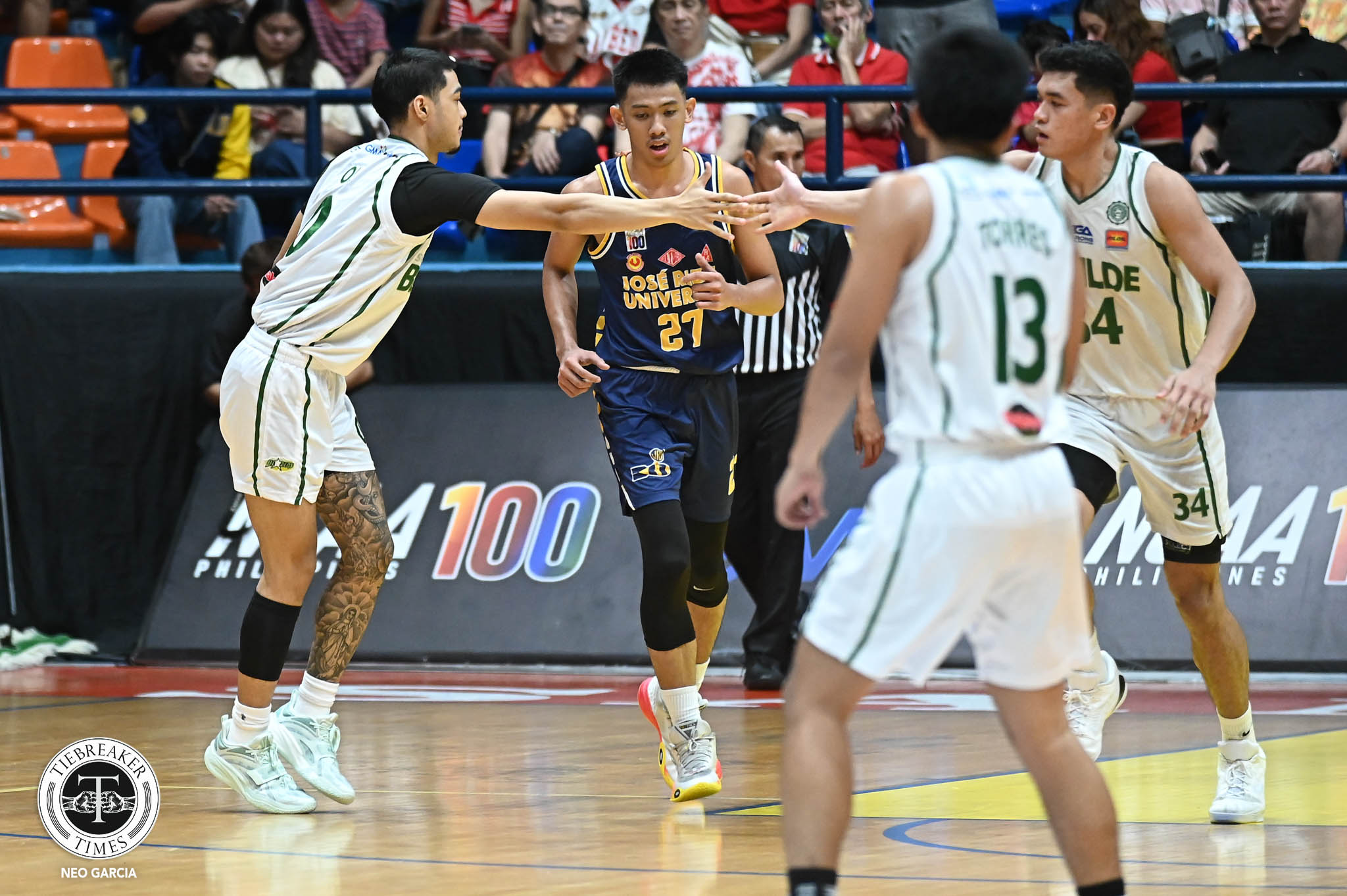NCAA-100-CSB-vs.-JRU-Oli-Liwag-0210 Ian Torres sparks Benilde rout of JRU, takes 10th win in NCAA Basketball CSB JRU NCAA News - philippine sports news