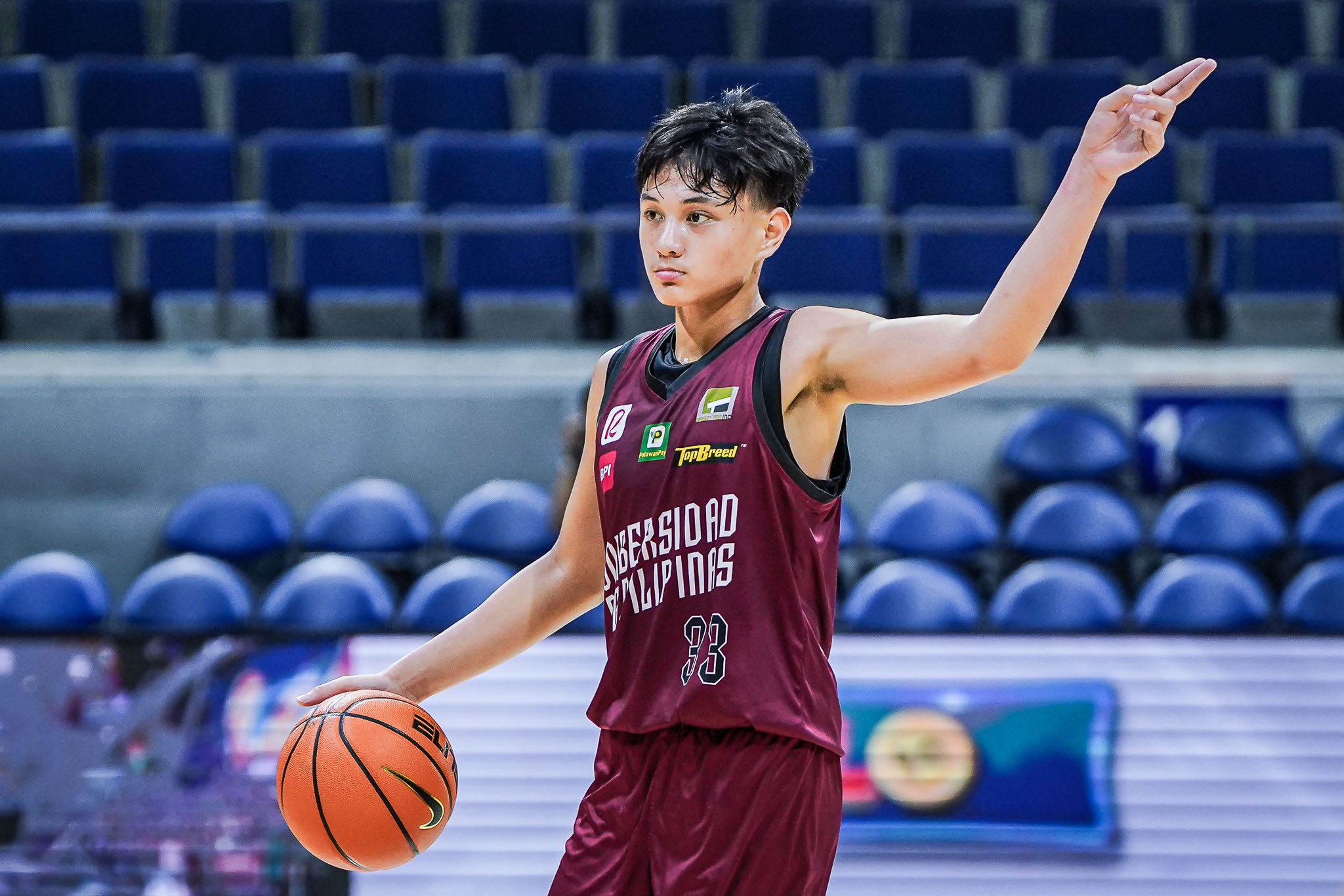 UAAP-S87-JHSBB-Jhustin-Hallare-00068 Young Jhustin Hallare strives to continue UPIS legacy set by GDLs, 'idol' Torculas, Dario Basketball News UAAP UP - philippine sports news