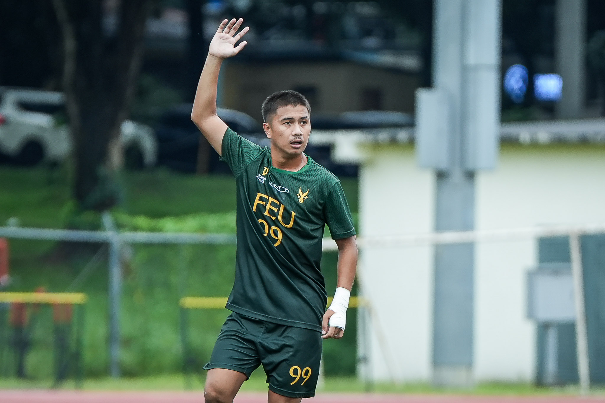 UAAP-S87-MFB-Theo-Libarnes-00293 UAAP Men's Football: FEU rookies shine in rout of La Salle DLSU FEU Football News UAAP - philippine sports news