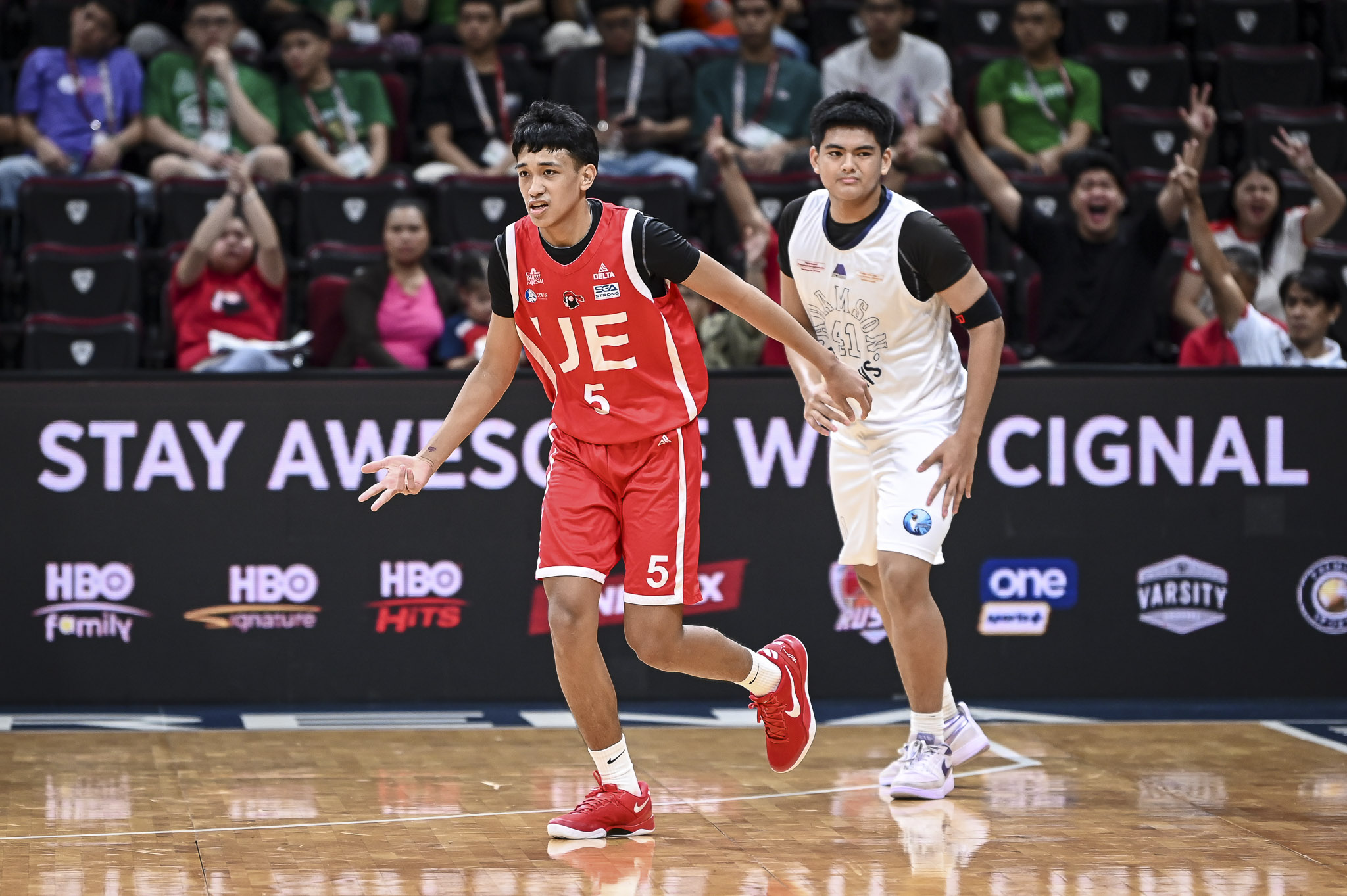 UAAP87-JHSBB-Ethan-Oraa-6905 UAAP Juniors Basketball: UE dominates Adamson to cap perfect first round AdU Basketball DLSU News UAAP UE UP - philippine sports news