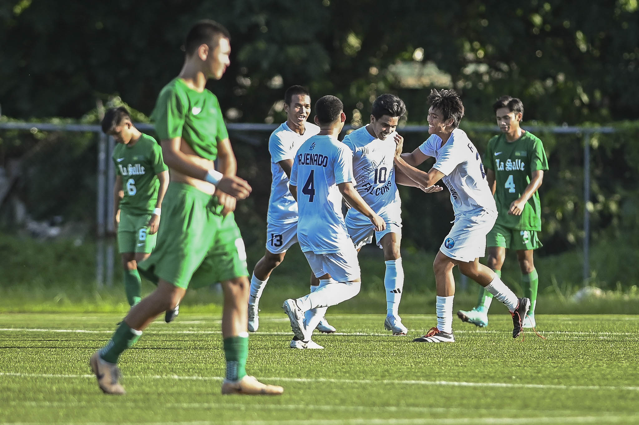 UAAP87-MFB-Carl-Mahinay-6266 UAAP Men's Football: Ibrahim Tarin strikes twice as La Salle regains form against Adamson AdU DLSU Football News UAAP - philippine sports news