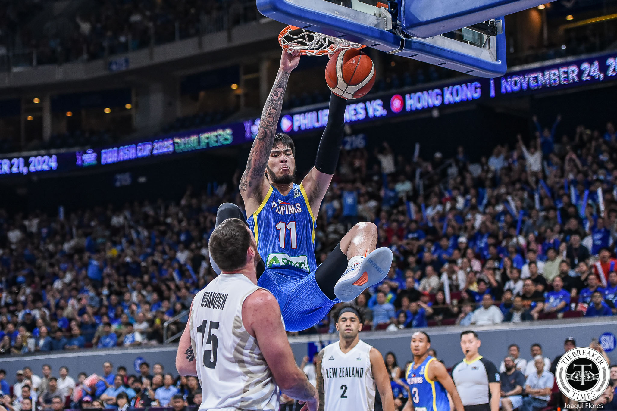 FIBA-ACQ-Gilas-vs.-NZL-Kai-Sotto-4238 Tim Cone sticks with same Gilas 12 vs Tall Blacks Basketball Gilas Pilipinas News - philippine sports news