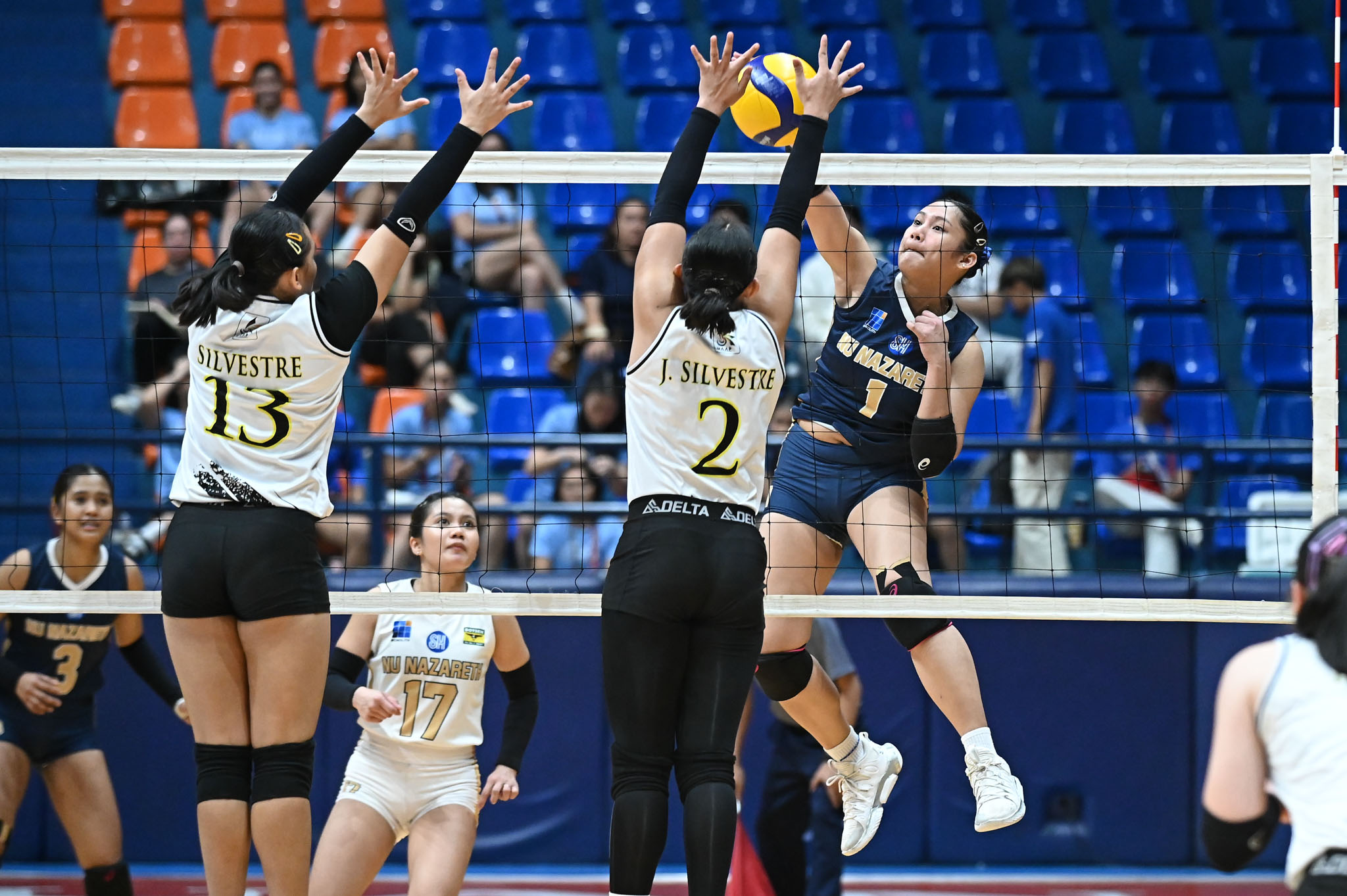 UAAP-87-HSVB-UST-vs.-NUNS-Den-Daylisan-8191 Adamson seals UAAP Girls' Volleyball Final Four advantage ADMU AdU DLSU FEU News NU UAAP UST Volleyball - philippine sports news