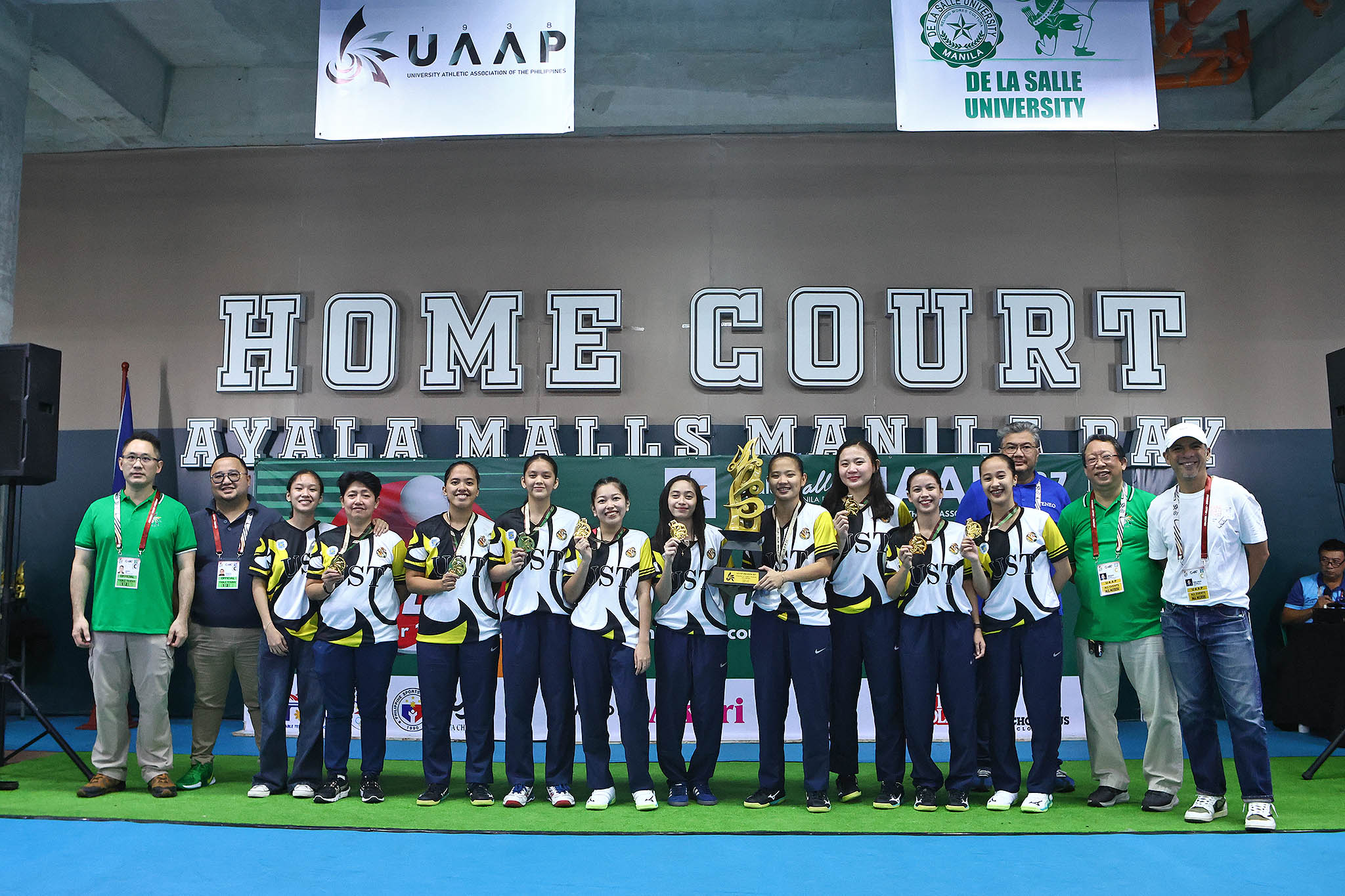 UAAP-87-TABLE-TENNIS-WOMENS-AWARDS-UST-Champion-2 UST achieves rare event sweep, rules UAAP men's, women's, HS table tennis ADMU FEU News Table Tennis UAAP UST - philippine sports news