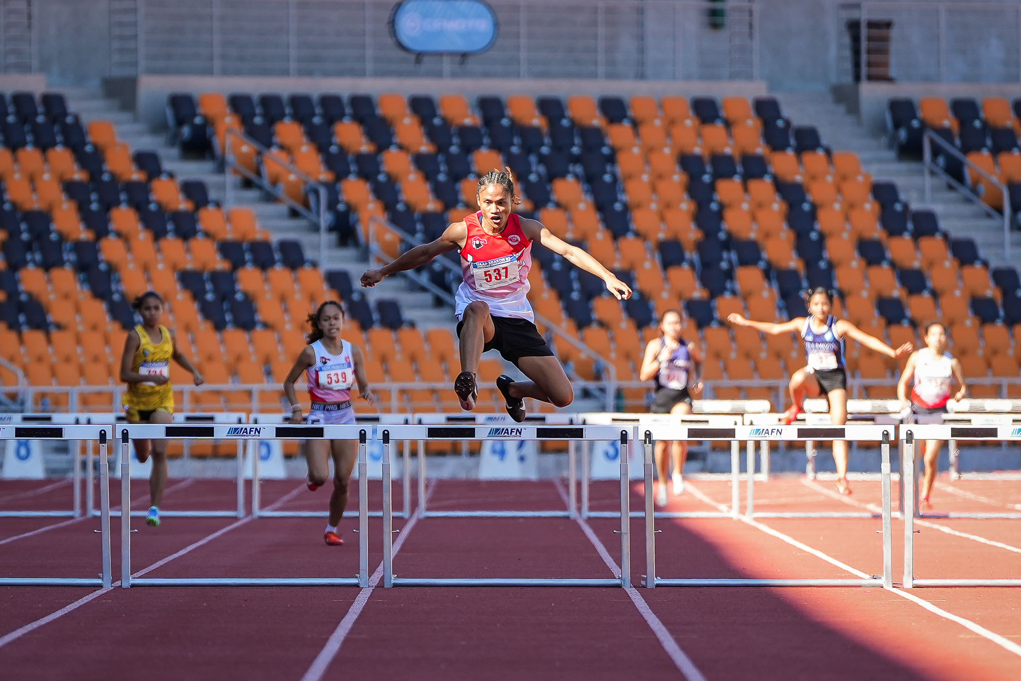 UAAP-S87-Athletics-Jeralyn-Rodriguez-UE-05809 UAAP High School Athletics: UE inches closer to historic women's title, breaks multiple records ADMU AdU DLSU News Track & Field UAAP UE UP UST - philippine sports news