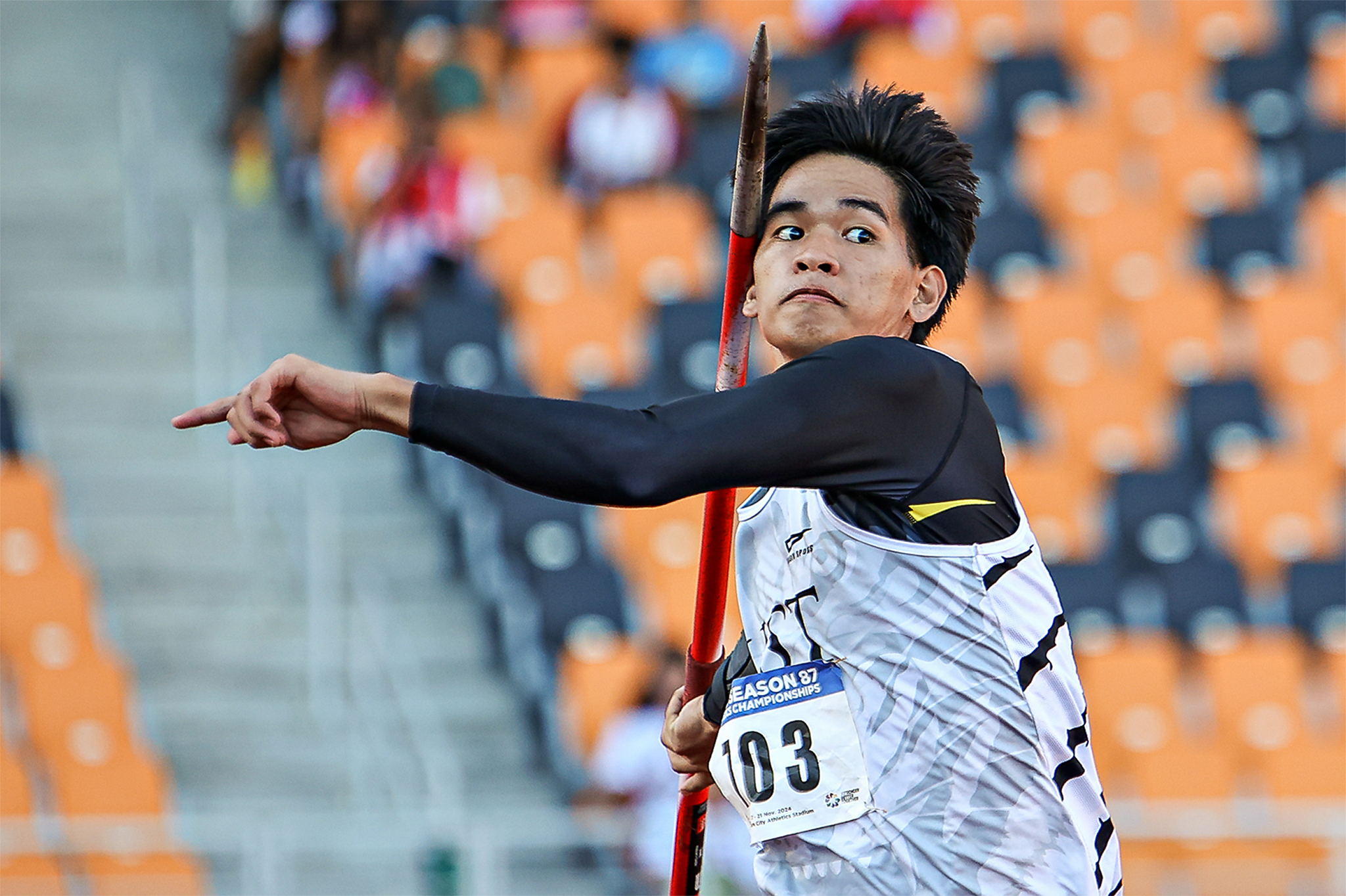 UAAP-S87-Athletics-Kurby-Arca-UST-4664- UAAP High School Athletics: Abdul Saud smashes 3,000m mark, keeps Adamson's hopes alive ADMU AdU DLSU News NU Track & Field UAAP UE UST - philippine sports news