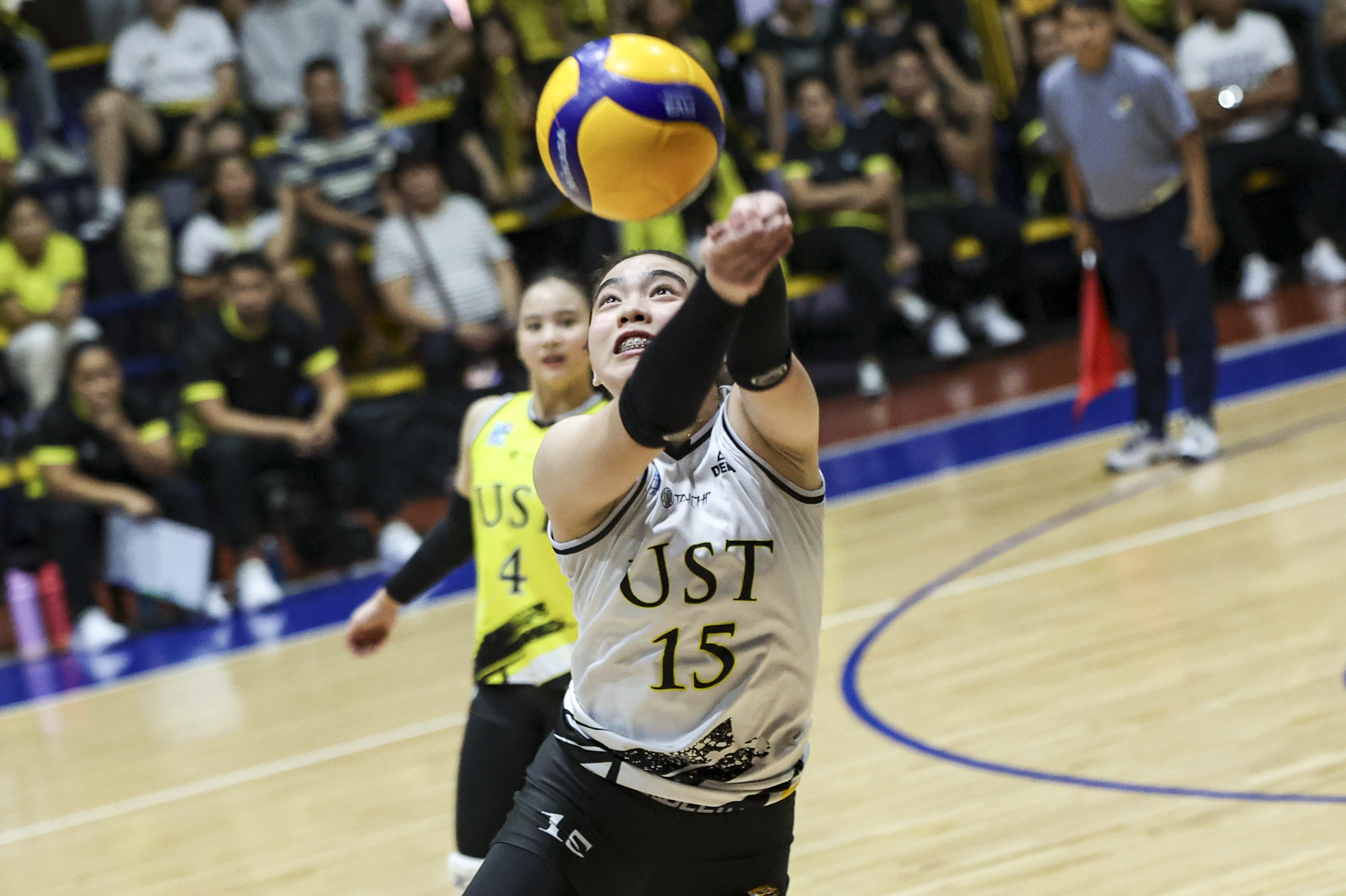 UAAP-S87-HSVB-UST-vs-NUNS-Kimberly-Rubin-4811 UAAP Girls Volleyball: NUNS clinches Final Four spot; UST overtakes FEU-D for second ADMU DLSU FEU News NU UAAP UP UST Volleyball - philippine sports news