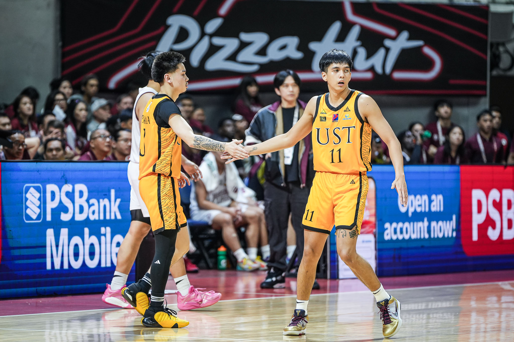 UAAP-S87-MBB-Final-Four-Panarada-Padrigao-07676 Forthsky Padrigao promises to return stronger for UST after early Final Four exit Basketball News UAAP UST - philippine sports news