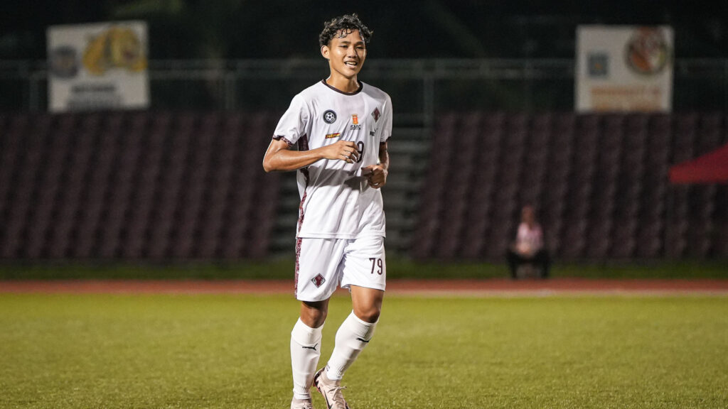 M4fb Rookie UP rookie Joses Azur nets first goal, learns lesson in victory etiquette