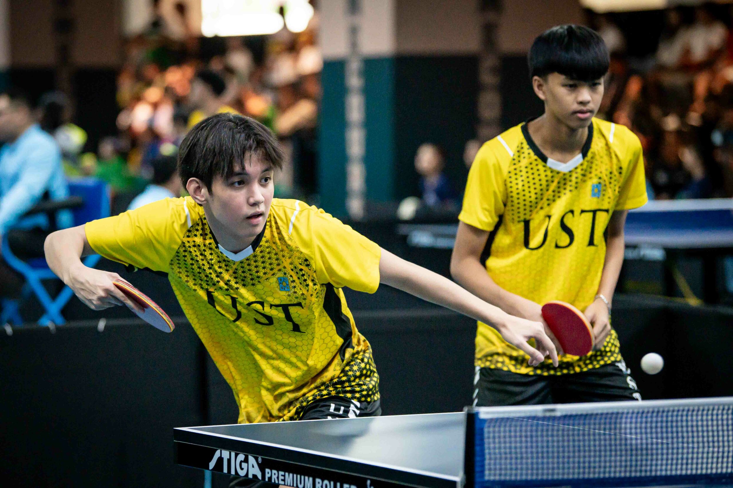 UAAP-S87-TABLE-TENNIS-Dwayniel-Revelar-UST-3354-scaled UAAP High School Table Tennis: UST sets sights on 'golden double' with perfect starts ADMU AdU DLSU News Table Tennis UAAP UE UP UST - philippine sports news