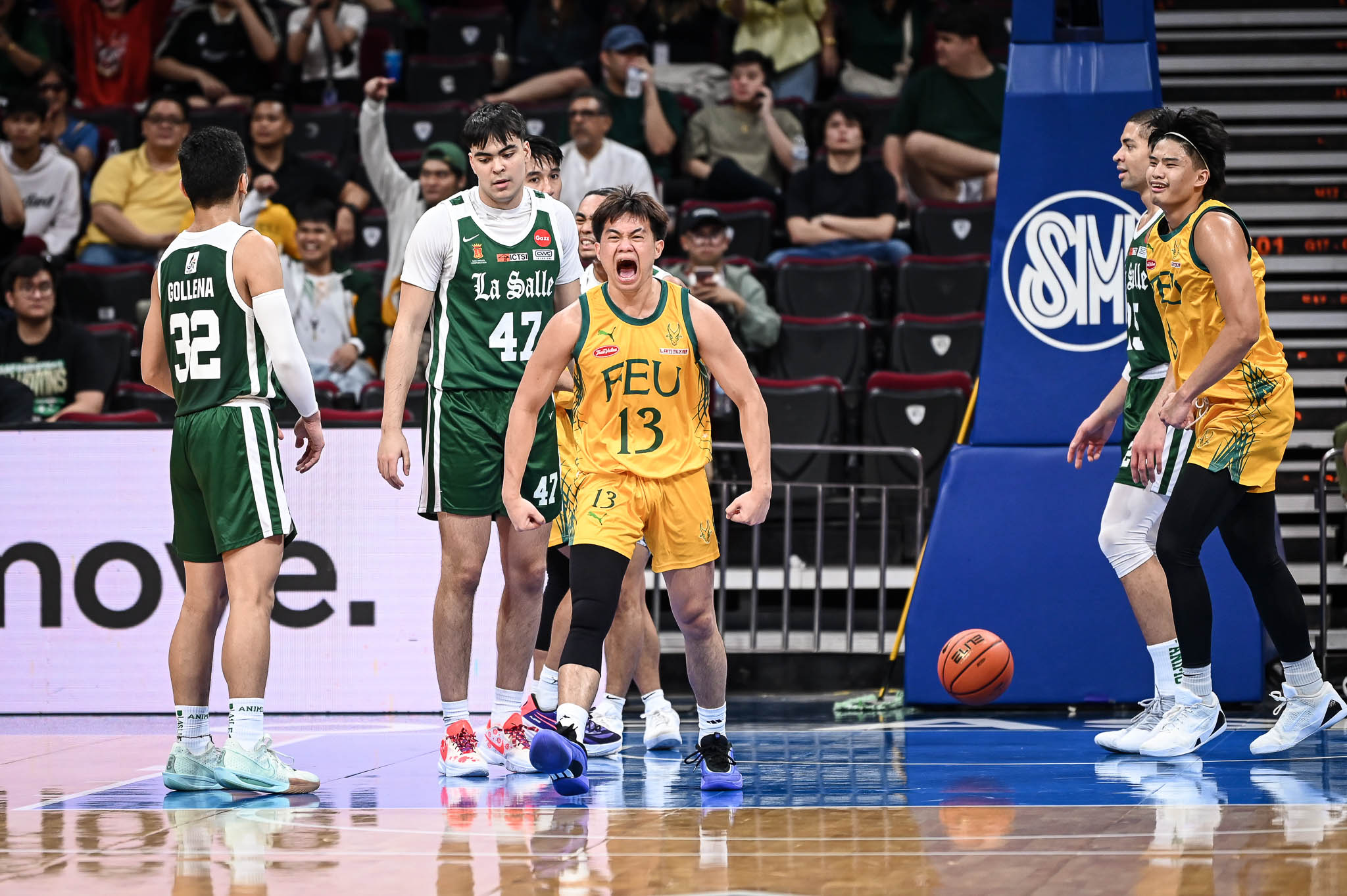 UAAP87-MBB-Janrey-Pasaol-5759 UAAP Men's Basketball: Quiambao struggles, but Phillips, La Salle secure narrow win over FEU Basketball DLSU FEU News UAAP - philippine sports news