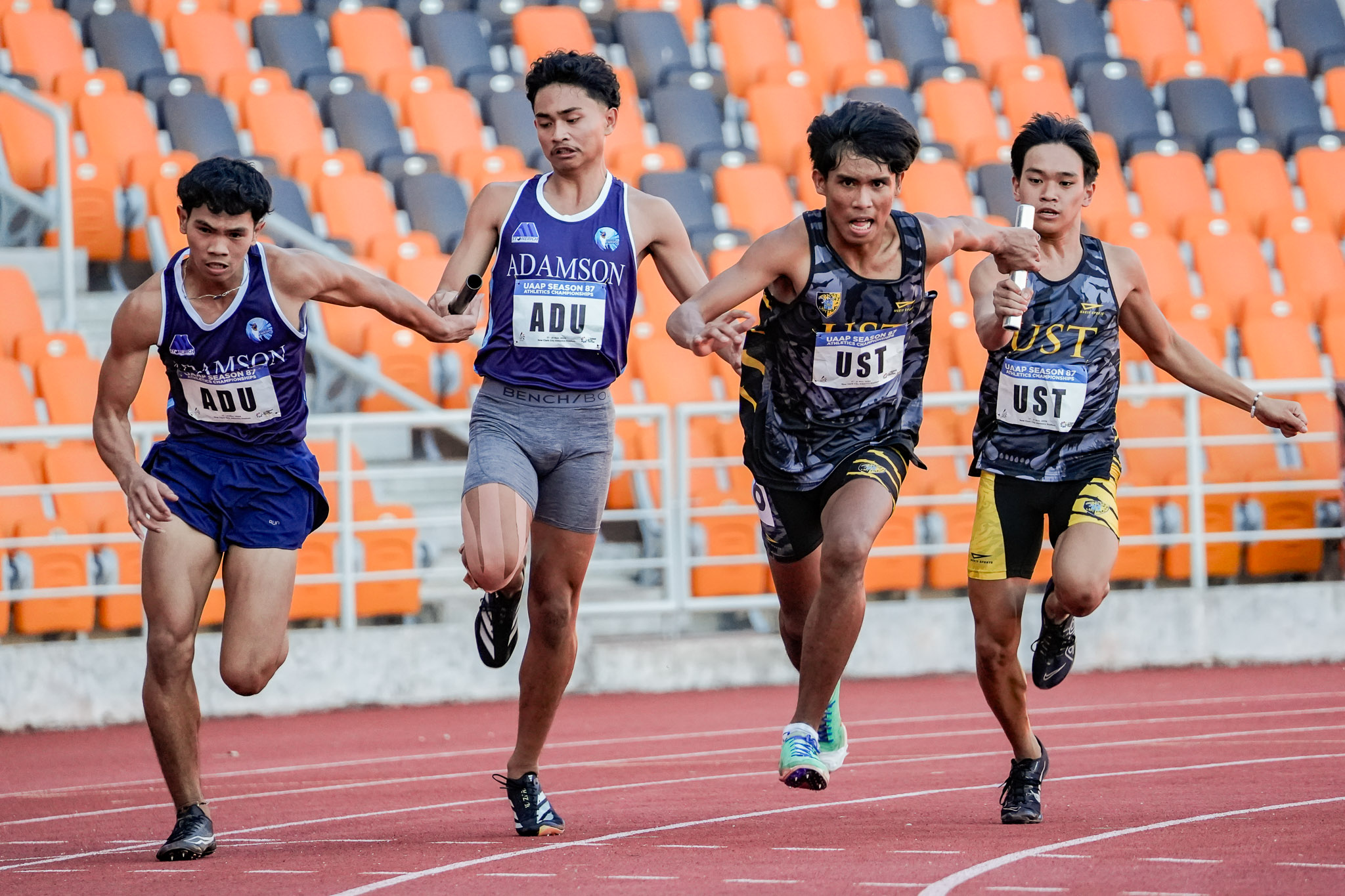 UAAPS87-Athletics-4x100m-Boys-Relay-UST-and-AdU-0971 UAAP High School Athletics: Abdul Saud smashes 3,000m mark, keeps Adamson's hopes alive ADMU AdU DLSU News NU Track & Field UAAP UE UST - philippine sports news