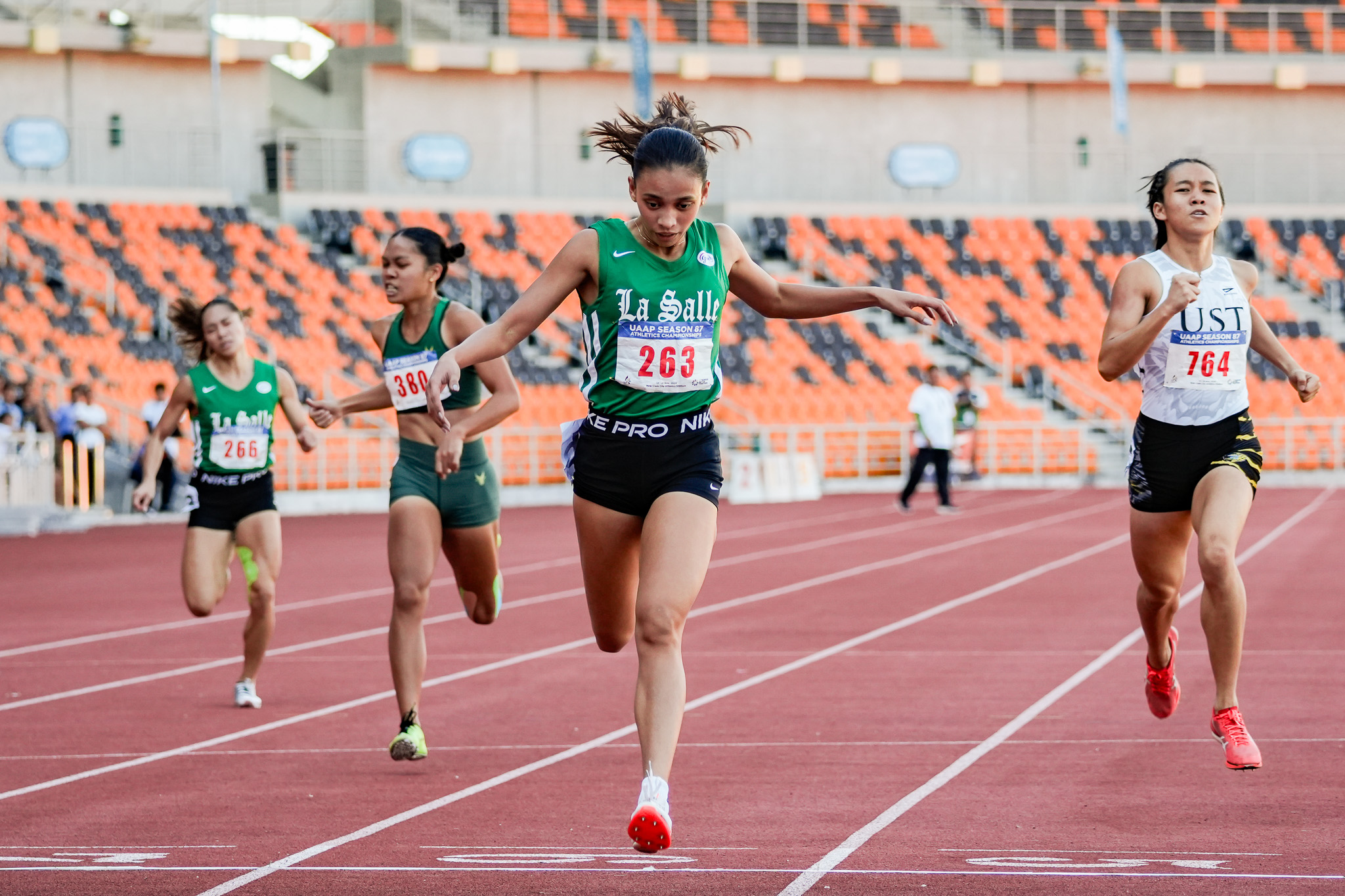 UAAPS87-Athletics-Bernalyn-Bejoy-DLSU-0618 UAAP Collegiate Athletics: Susan Ramadan shines as FEU extends lead ADMU AdU DLSU FEU News NU Track & Field UAAP UE UP UST - philippine sports news