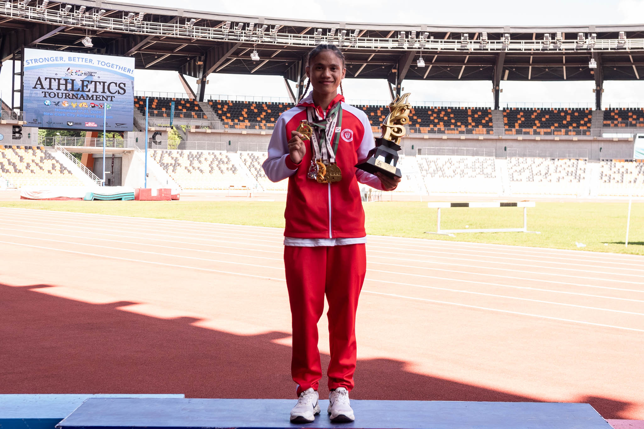 UAAPS87-Athletics-Girls-MVP-Rodriguez-Jeralyn-UE-5189 UE breaks through, claims first-ever UAAP Girls' Athletics championship ADMU AdU DLSU News NU Track & Field UAAP UE UST - philippine sports news