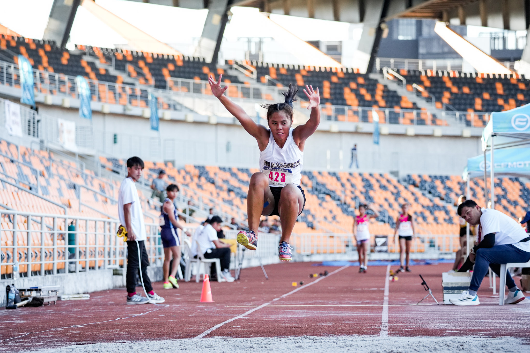 UAAPS87-Athletics-Jonalyn-Halasan-NU-0046 UAAP High School Athletics: Abdul Saud smashes 3,000m mark, keeps Adamson's hopes alive ADMU AdU DLSU News NU Track & Field UAAP UE UST - philippine sports news