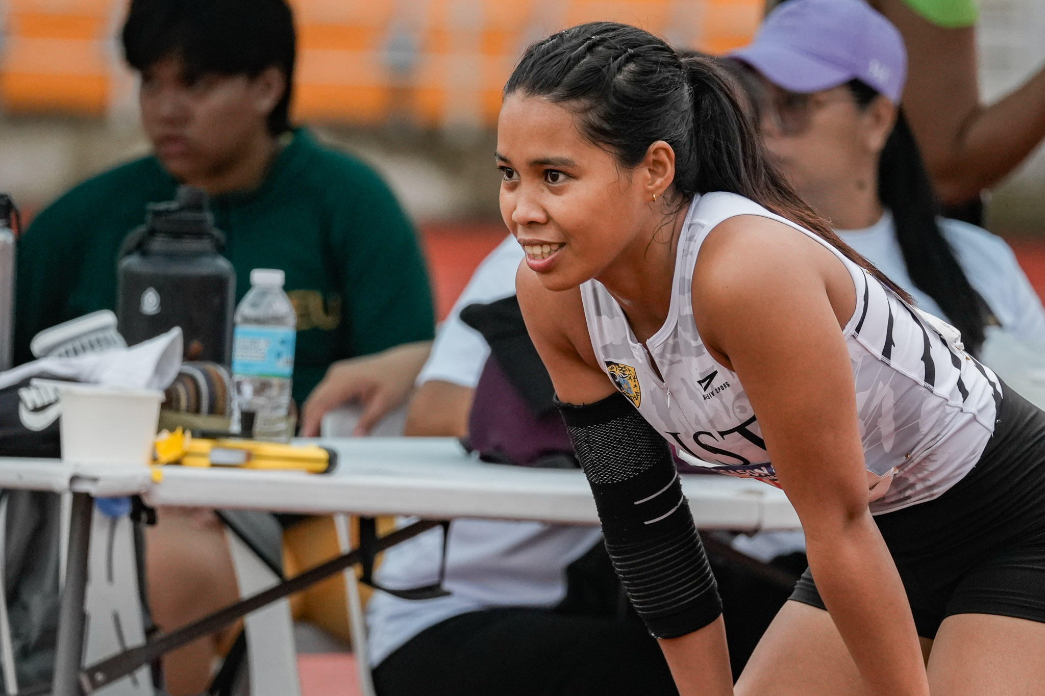 UAAPS87-Athletics-Lanie-Carpentero-UST-9206 UAAP Collegiate Athletics: Clint Nino Neri leaps UP to the top, defends long jump crown ADMU AdU DLSU FEU News NU Track & Field UAAP UE UP UST - philippine sports news