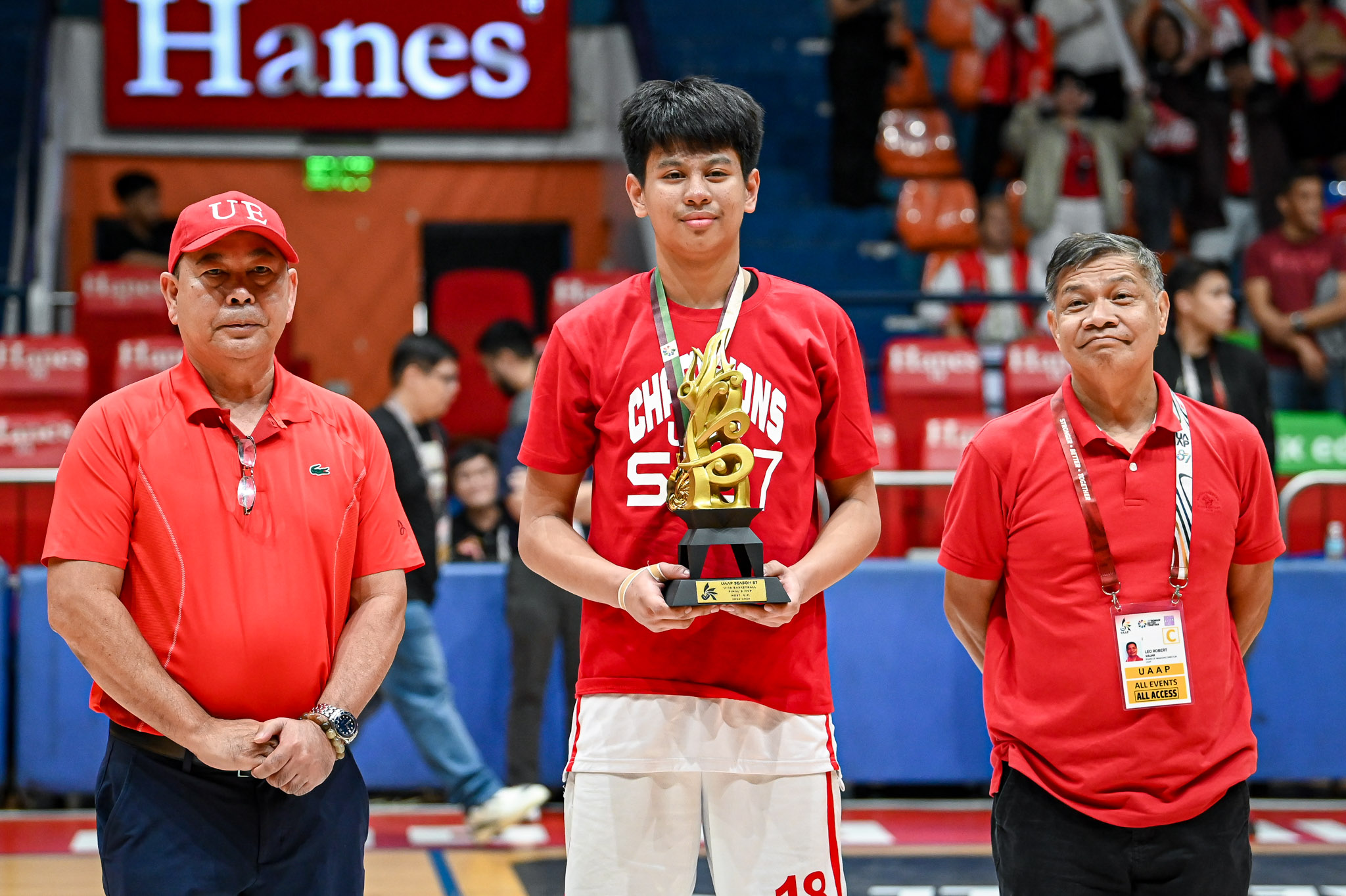 UAAP87-JHSBB-FINALS-MVP-GAB-DELOS-REYES-1762 UE ends 39-year UAAP basketball drought with juniors title Basketball News UAAP UE UST - philippine sports news