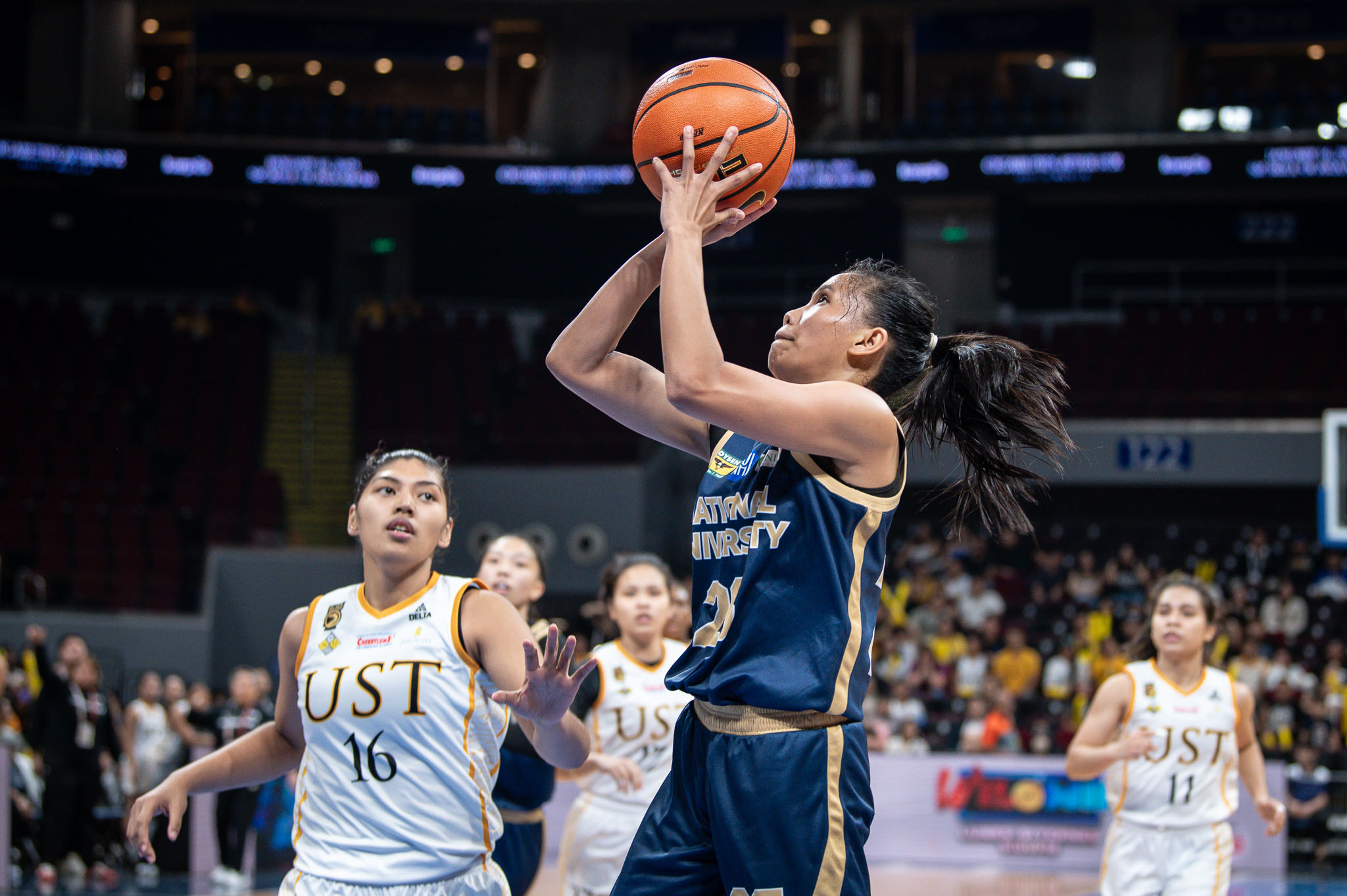 UAAP87-WBB-G2-Cielo-Pagdulagan-4493 Brigette Santos, Karylle Sierba rise as UST forces UAAP Women’s Basketball winner-take-all Basketball News NU UAAP UST - philippine sports news