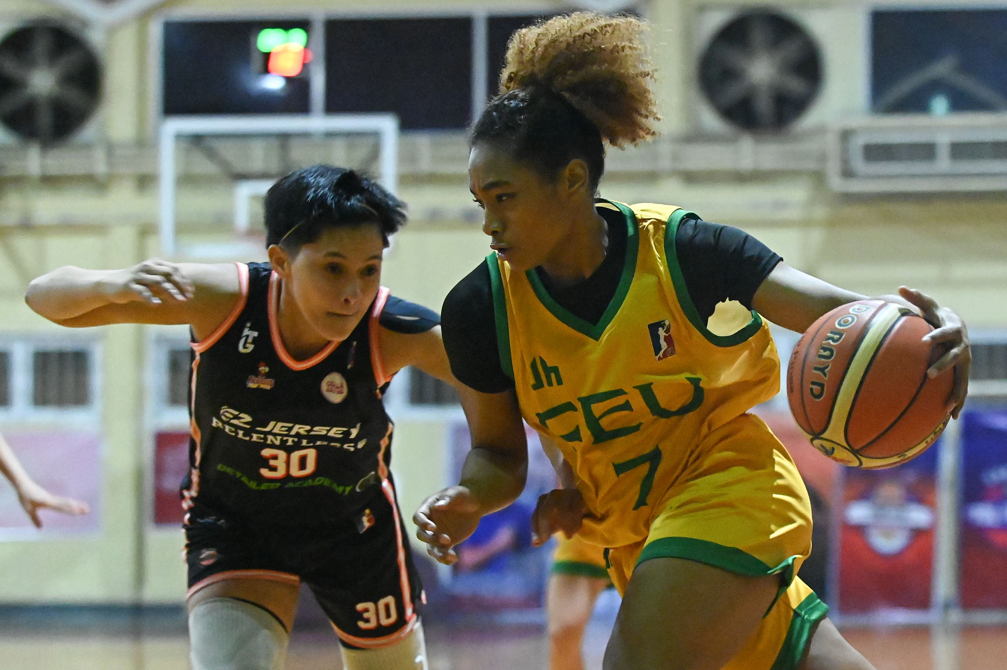 WMPBL-2025-FEU-vs.-EZ-Jersey-Amyah-Espanol-5279 Afril Bernardino powers Navy to dominant debut in WMPBL Basketball FEU News WMPBL - philippine sports news